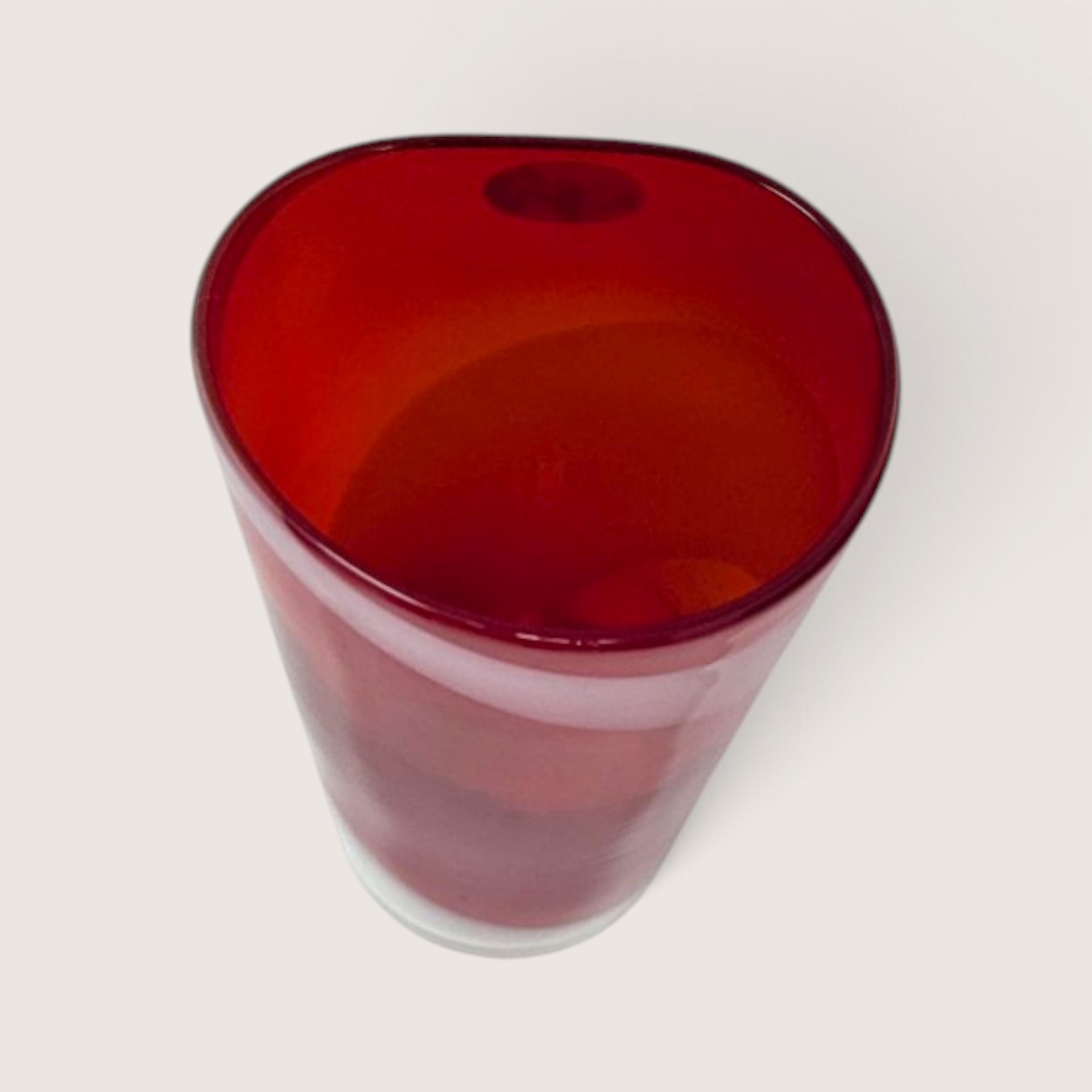 Set of 5 Vintage FTG Japan Layered Glass Tumblers
