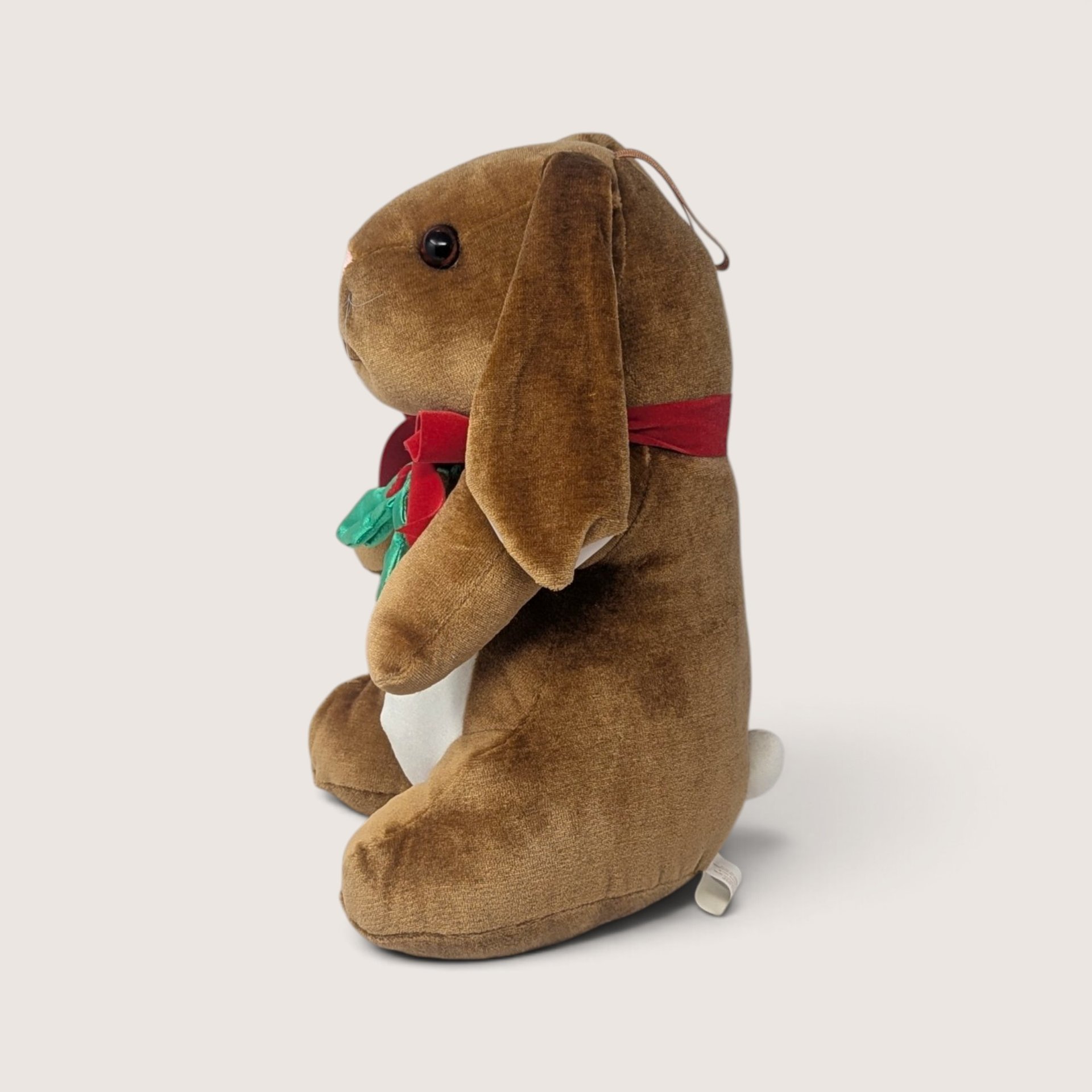 1985 Rabbit Ears Target Exclusive Christmas Plush Bunny