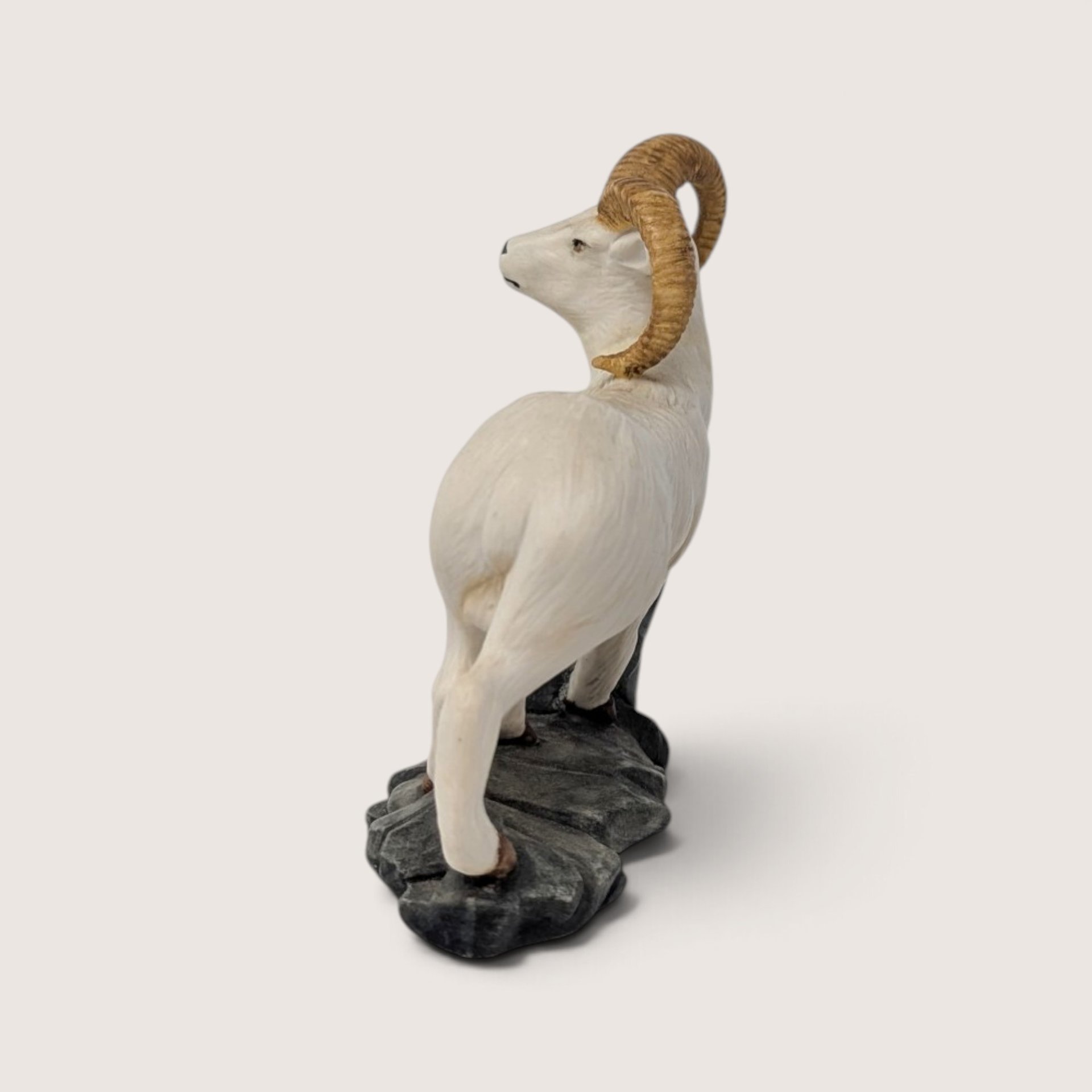 Vintage Ceramic Bighorn Sheep Figurine
