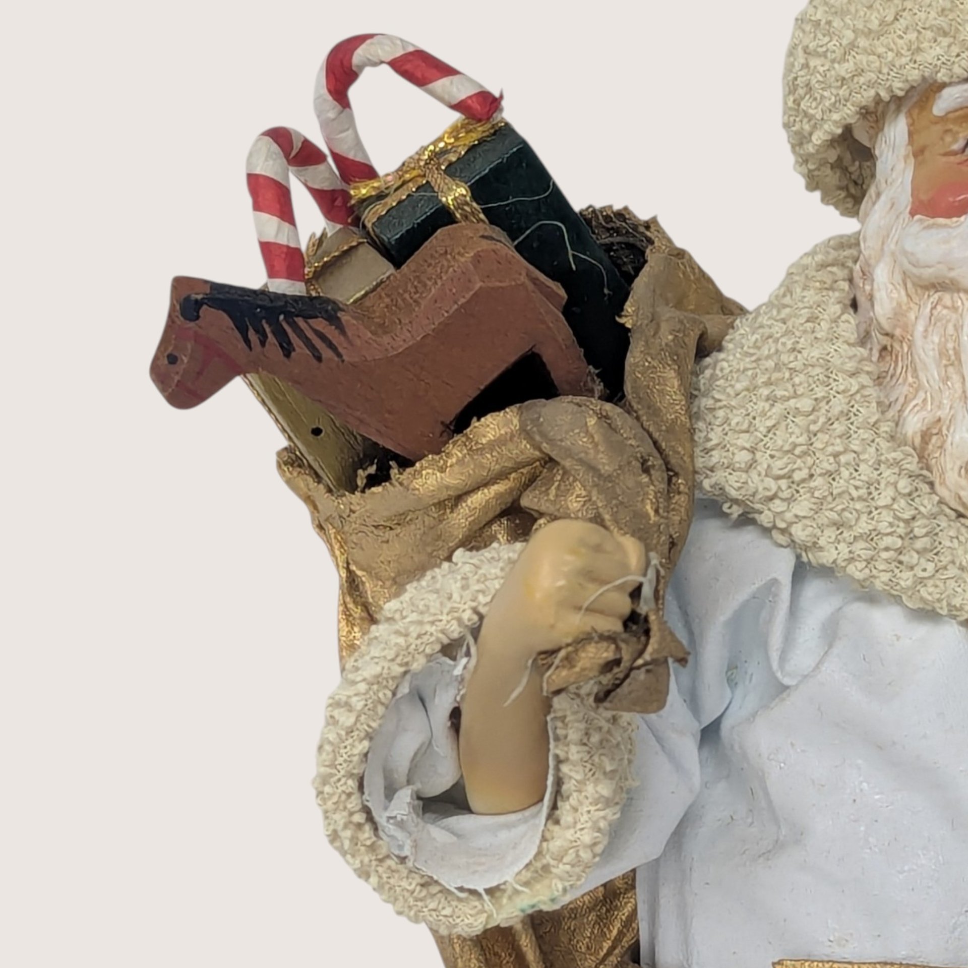 1988 Vintage Clothique Possible Dreams White Santa Figurine