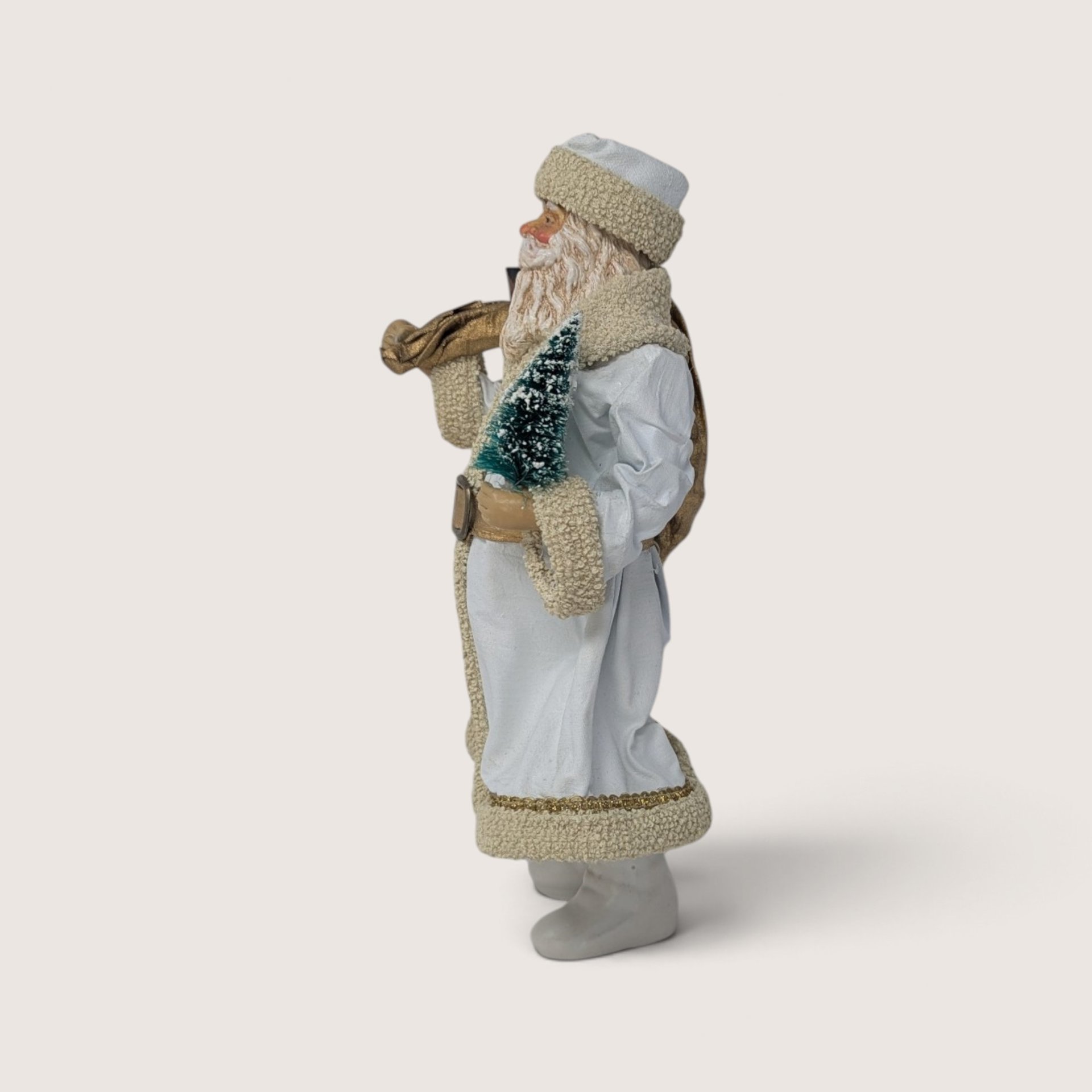 1988 Vintage Clothique Possible Dreams White Santa Figurine
