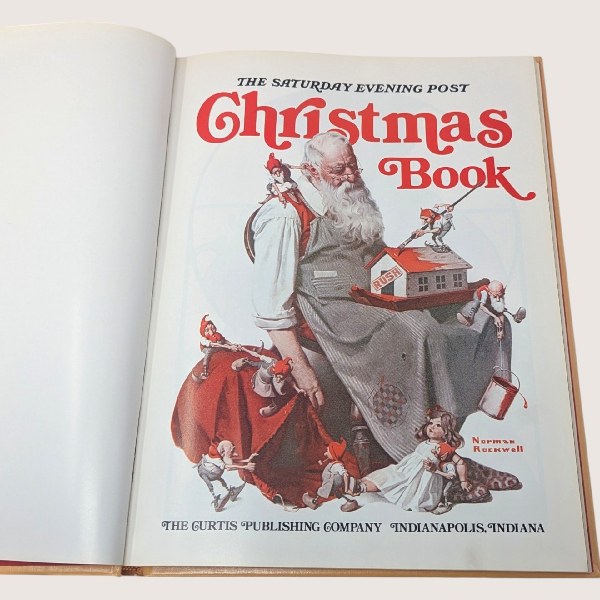 1978 Norman Rockwell Saturday Evening Post Christmas Book
