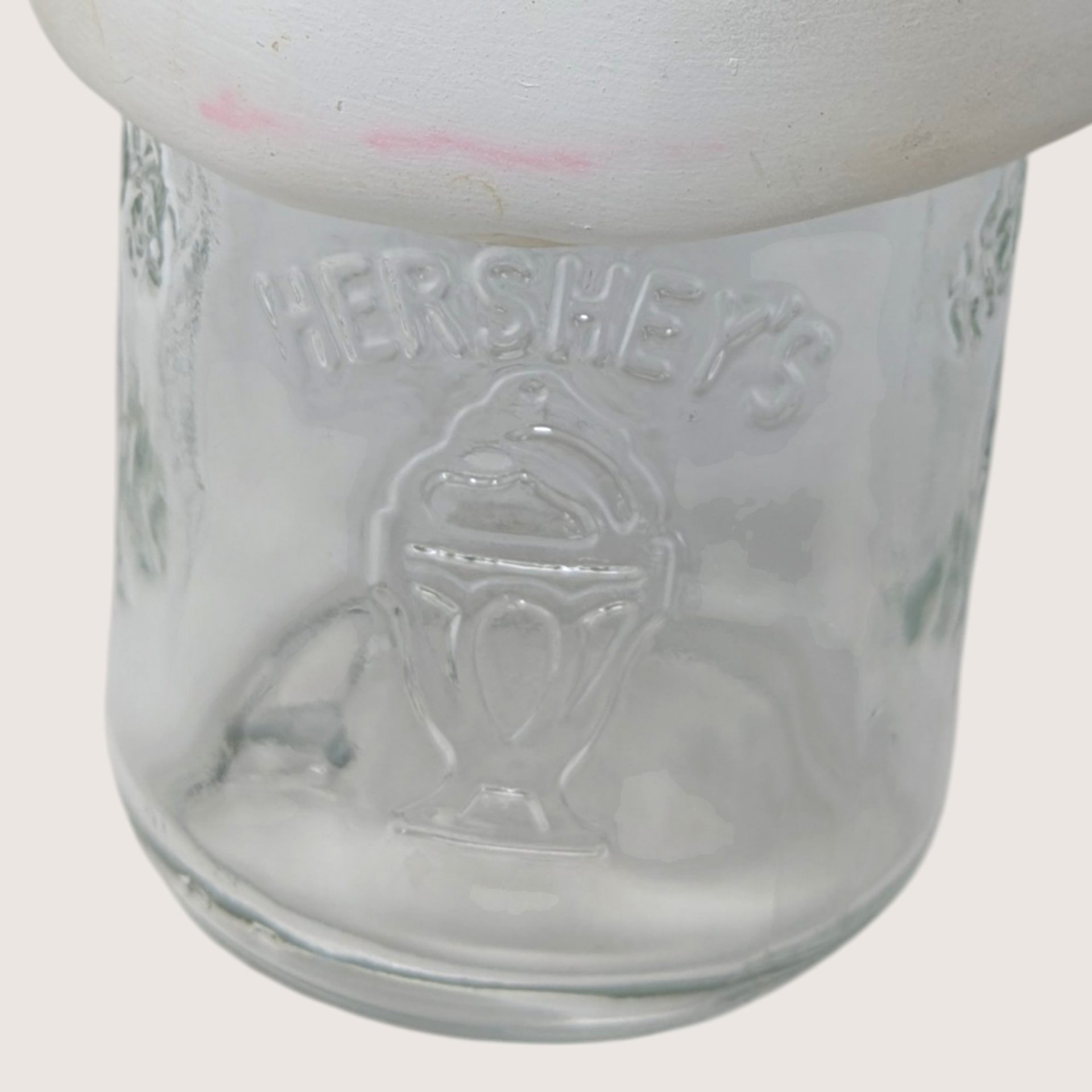 Vintage Ceramic Ghost Mason Jar Topper
