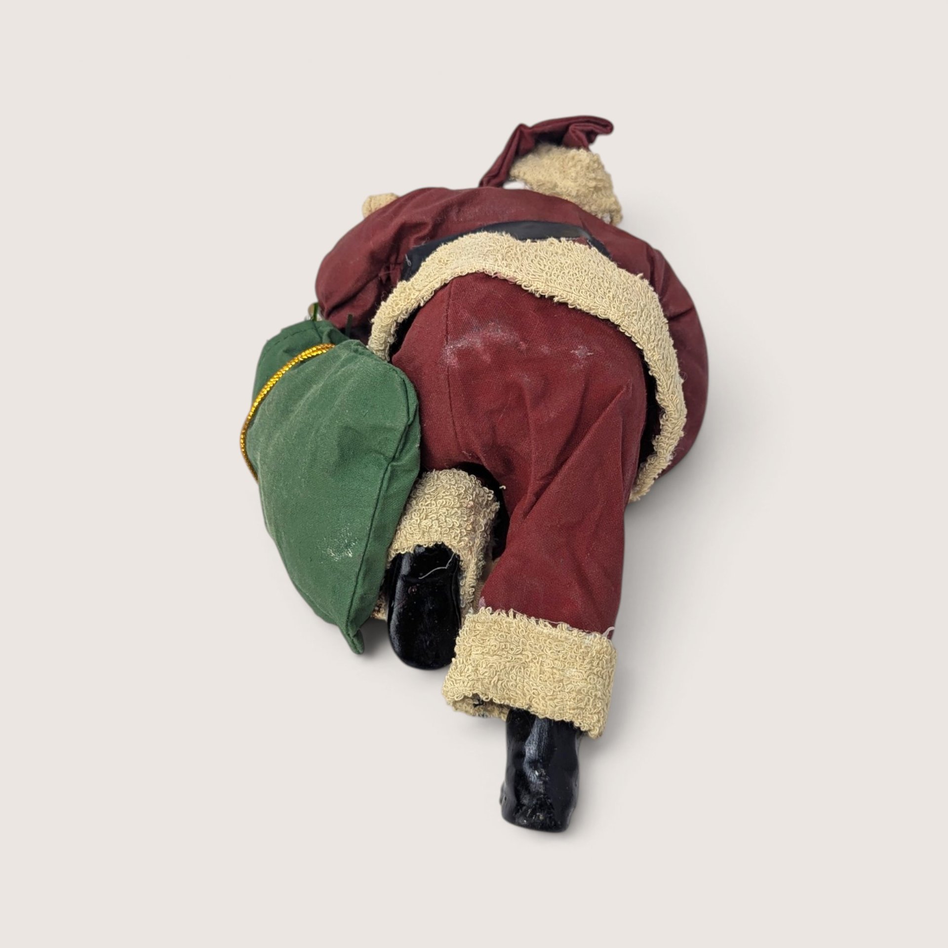 Vintage Santa Checking List Figurine
