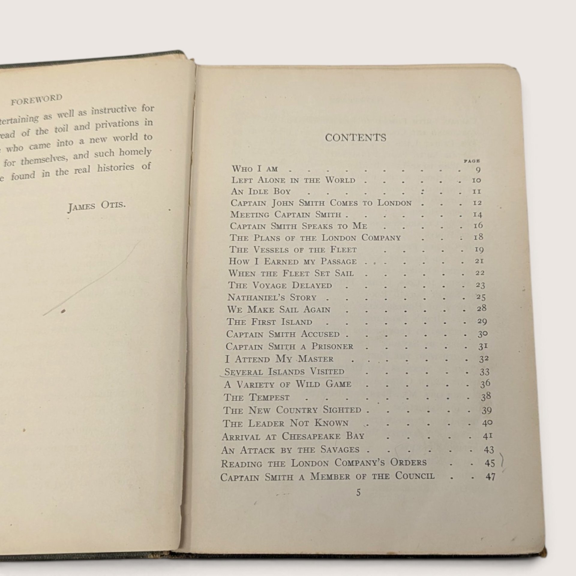 1910 Richard Of Jamestown James Otis Antique Hardcover Book