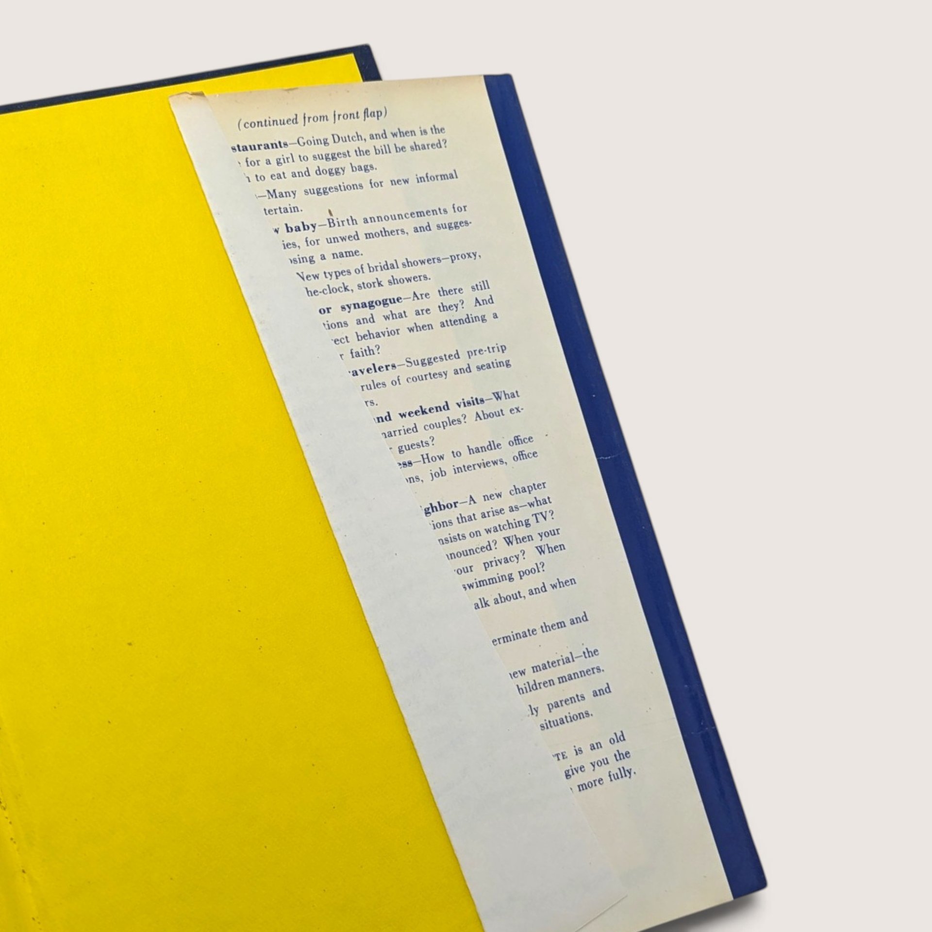 1975 The New Emily Post Etiquette Book Elizabeth L Post