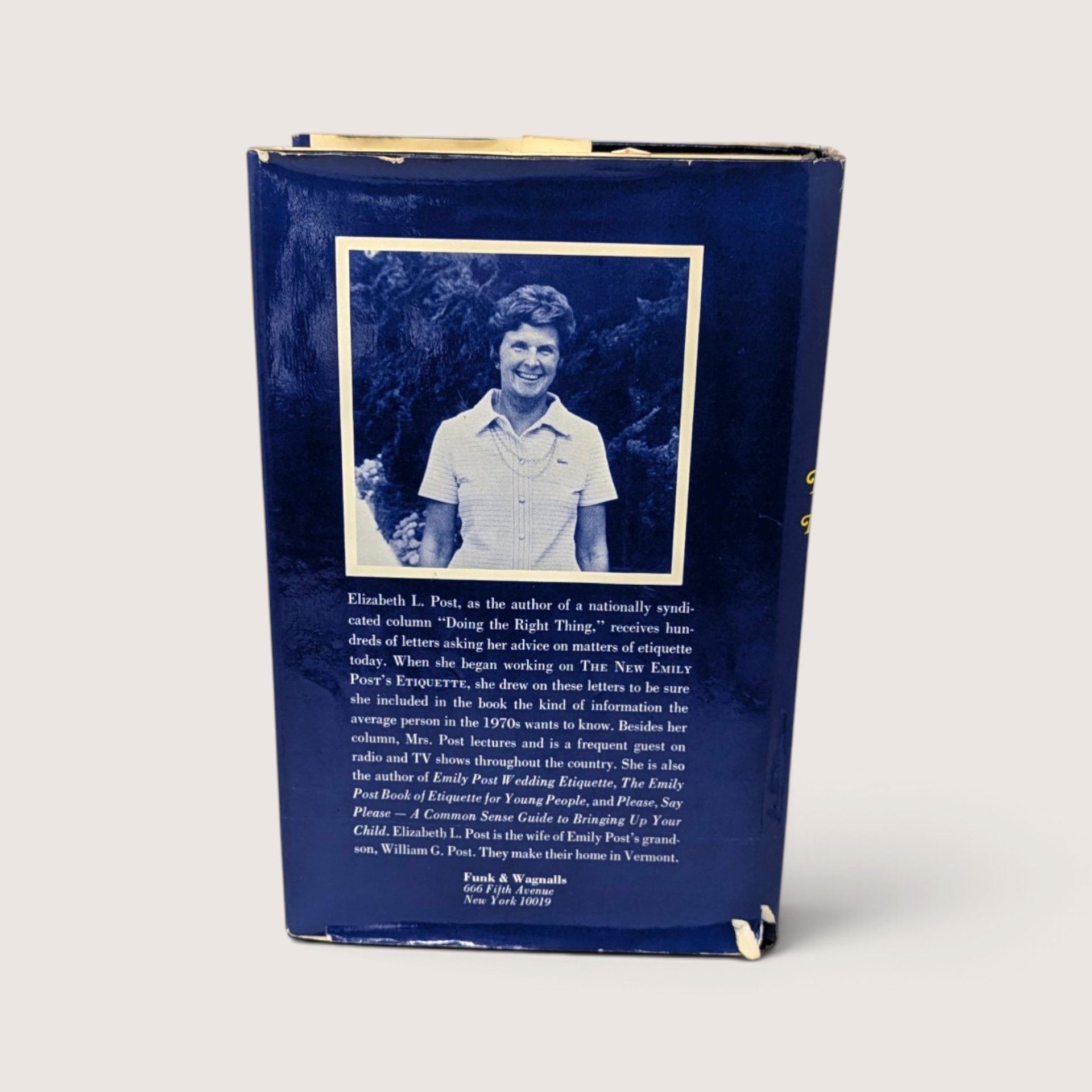 1975 The New Emily Post Etiquette Book Elizabeth L Post
