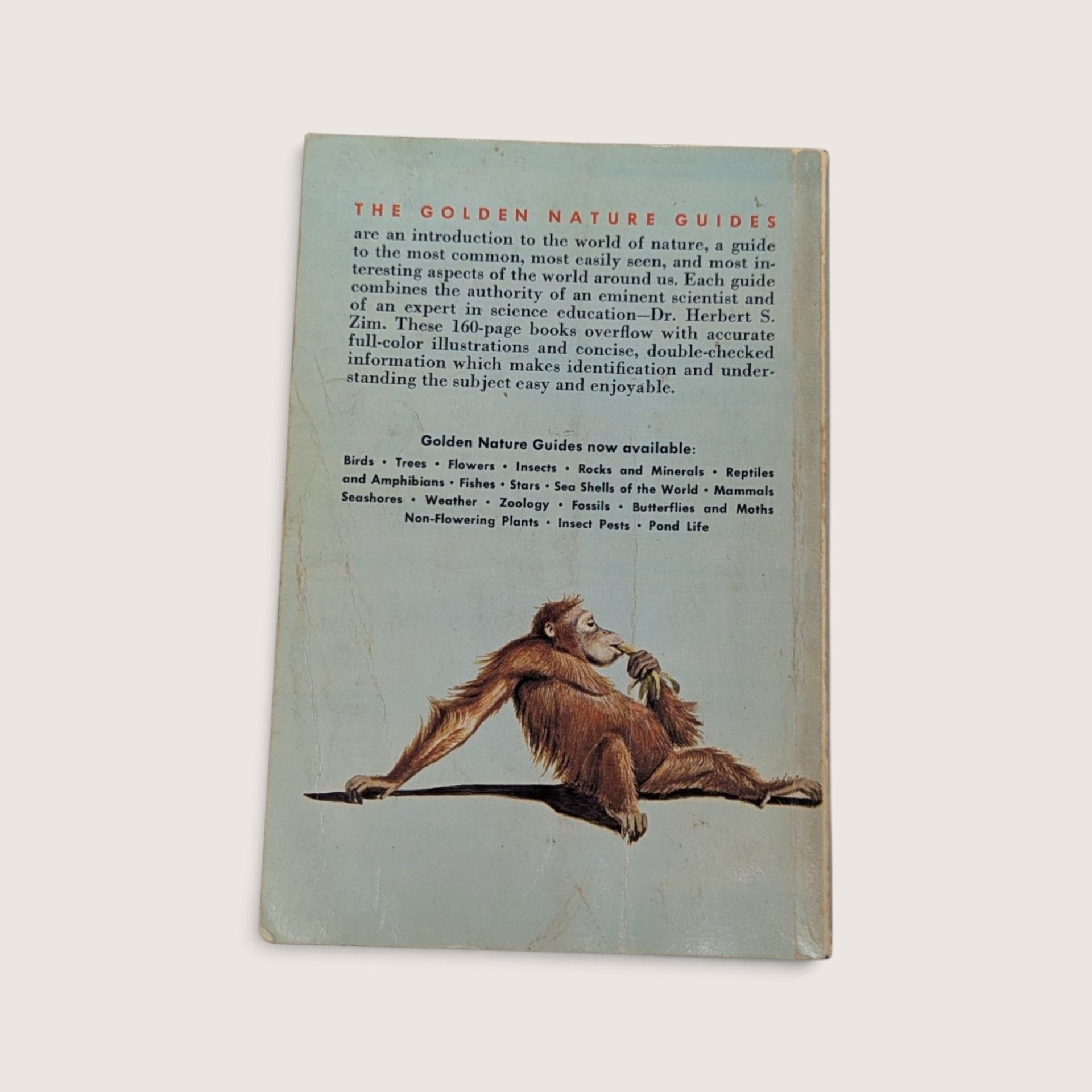 1967 Zoo Animals Golden Nature Guide Softcover Book
