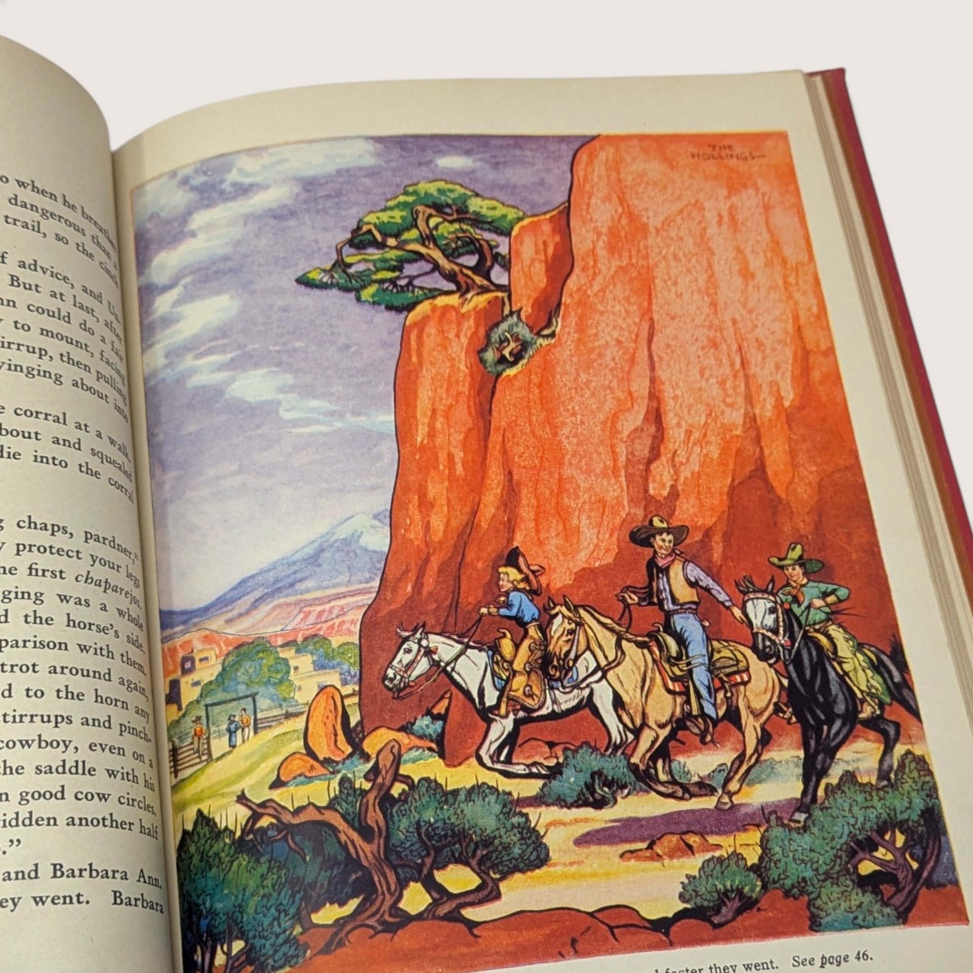 1936 The Book of Cowboys Holling C Holling Hardcover Book