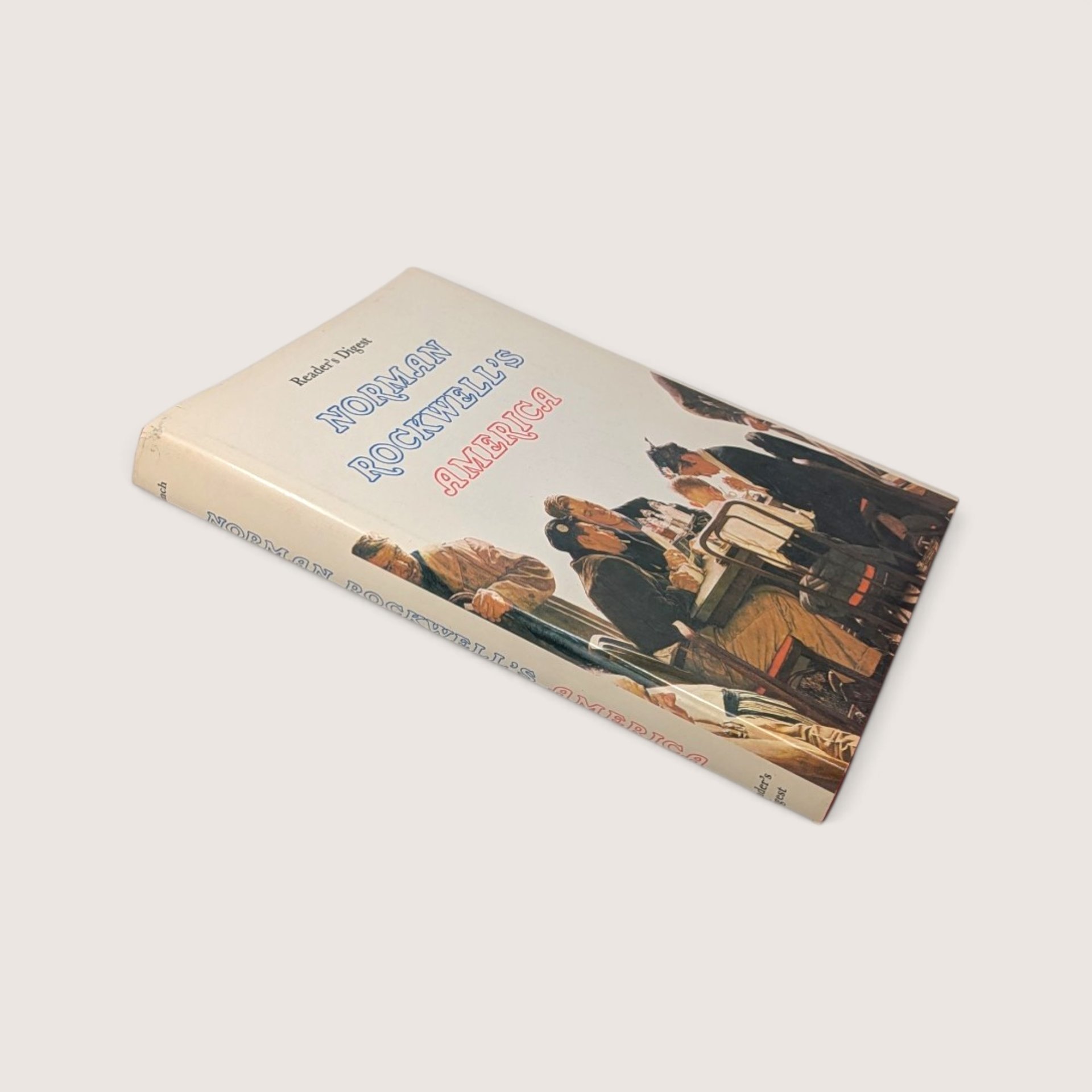 1976 Norman Rockwell's America Reader's Digest Edition Hardcover Book