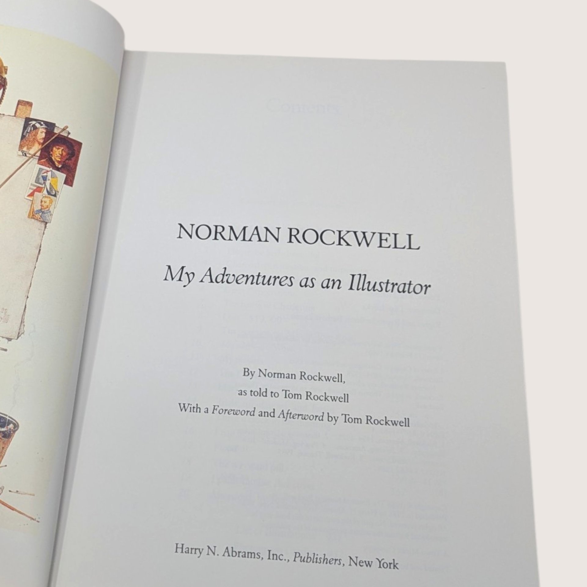 1988 Norman Rockwell My Adventures as an Illustrator Hardcover Book