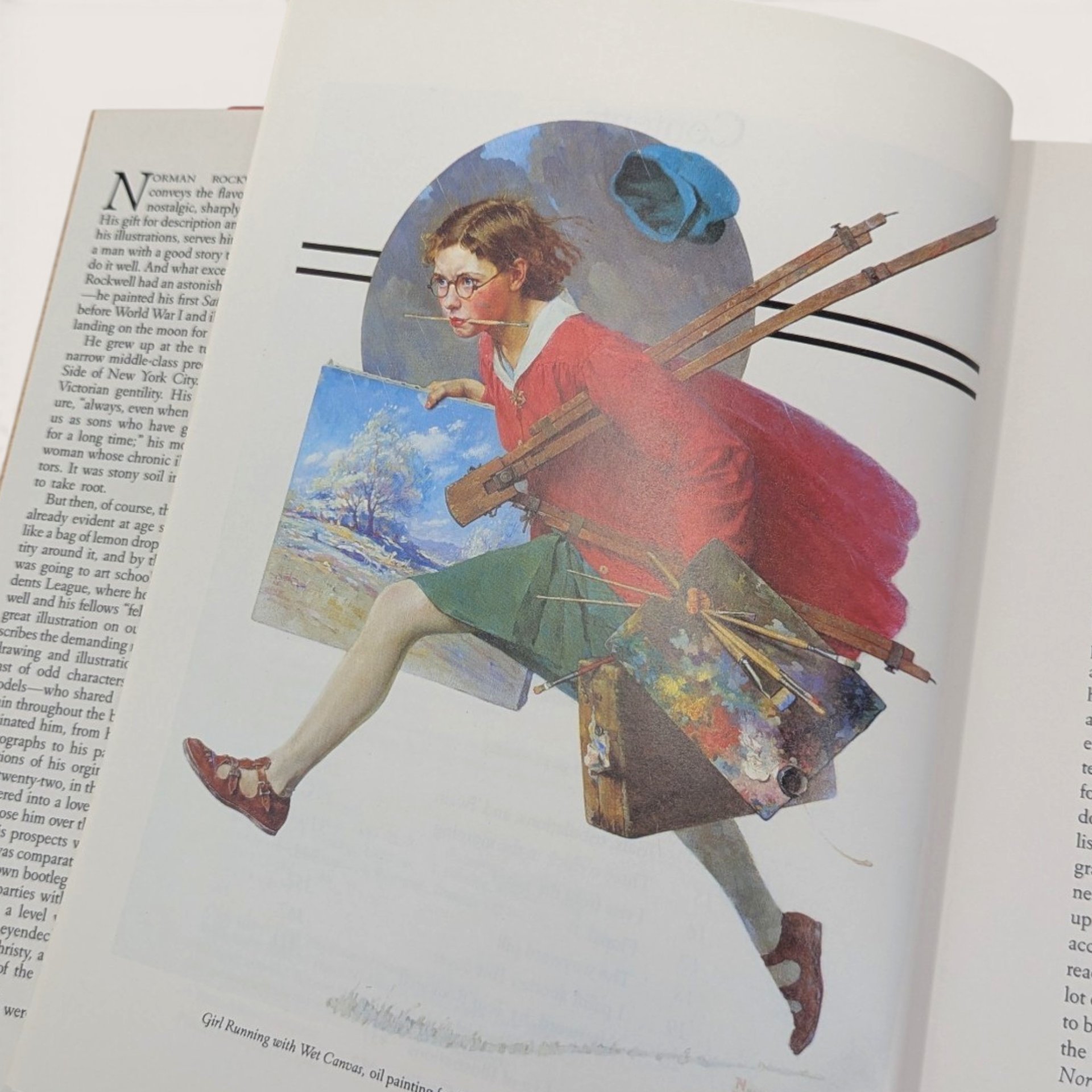 1988 Norman Rockwell My Adventures as an Illustrator Hardcover Book