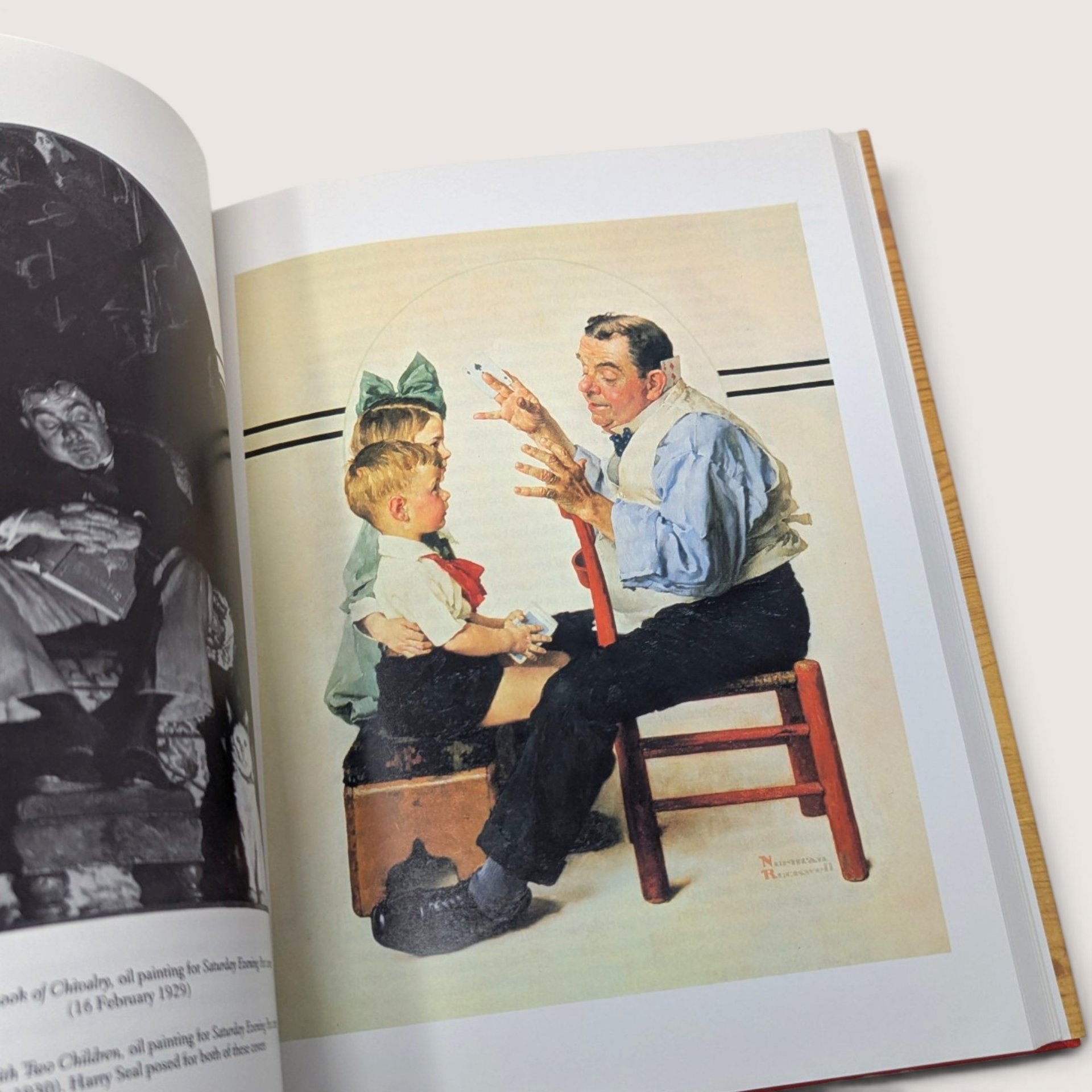 1988 Norman Rockwell My Adventures as an Illustrator Hardcover Book