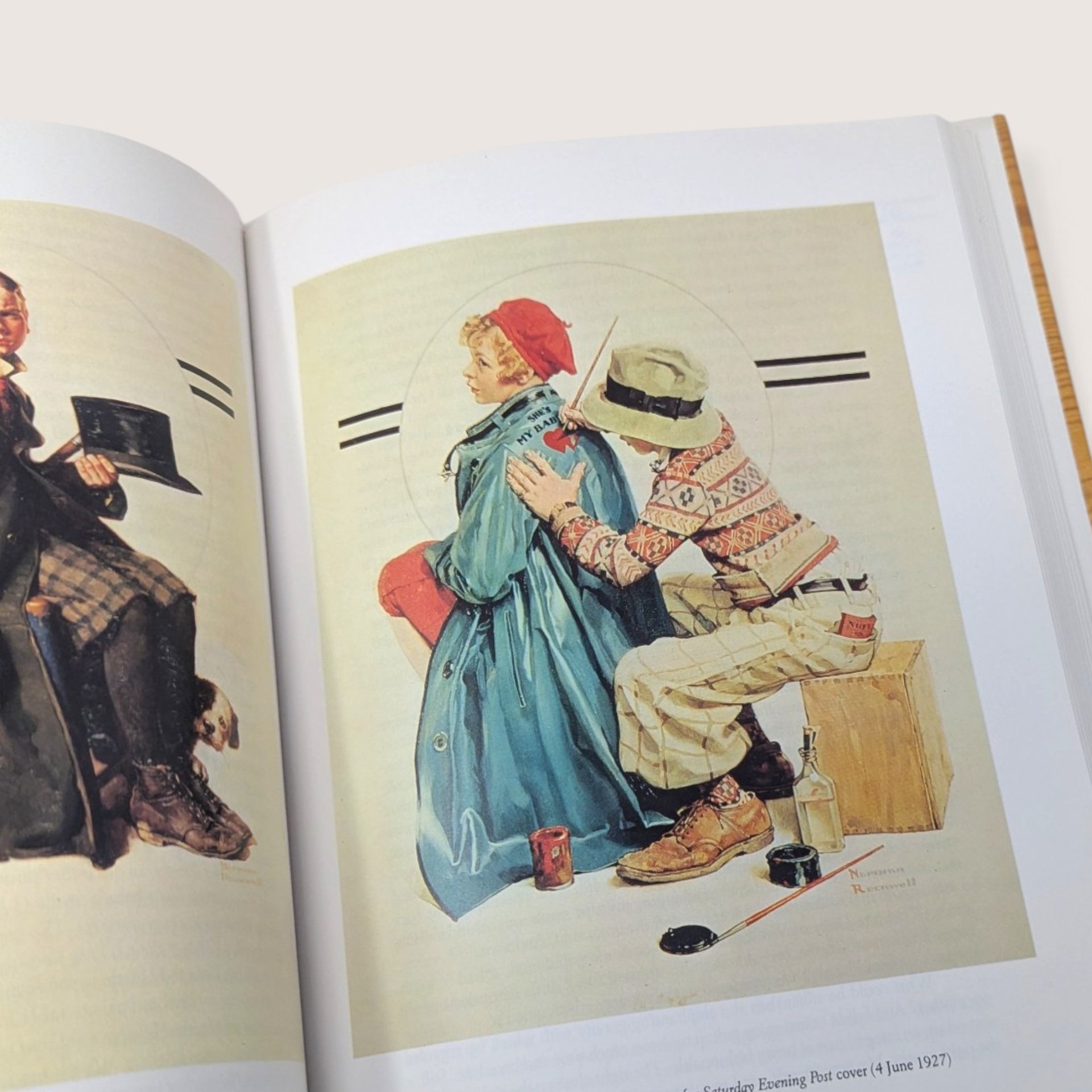 1988 Norman Rockwell My Adventures as an Illustrator Hardcover Book
