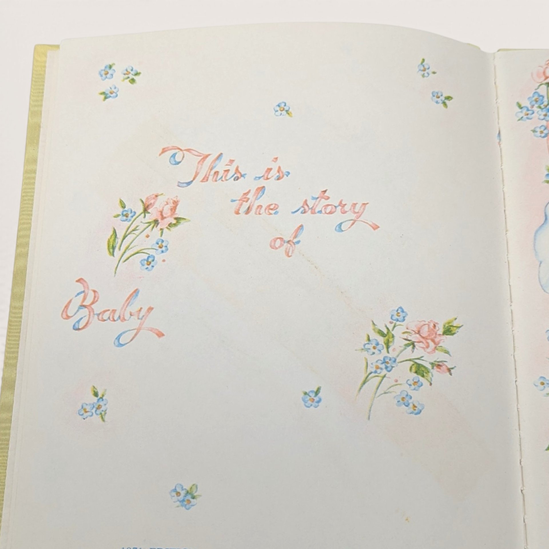 1971 The Story of Our Baby Book