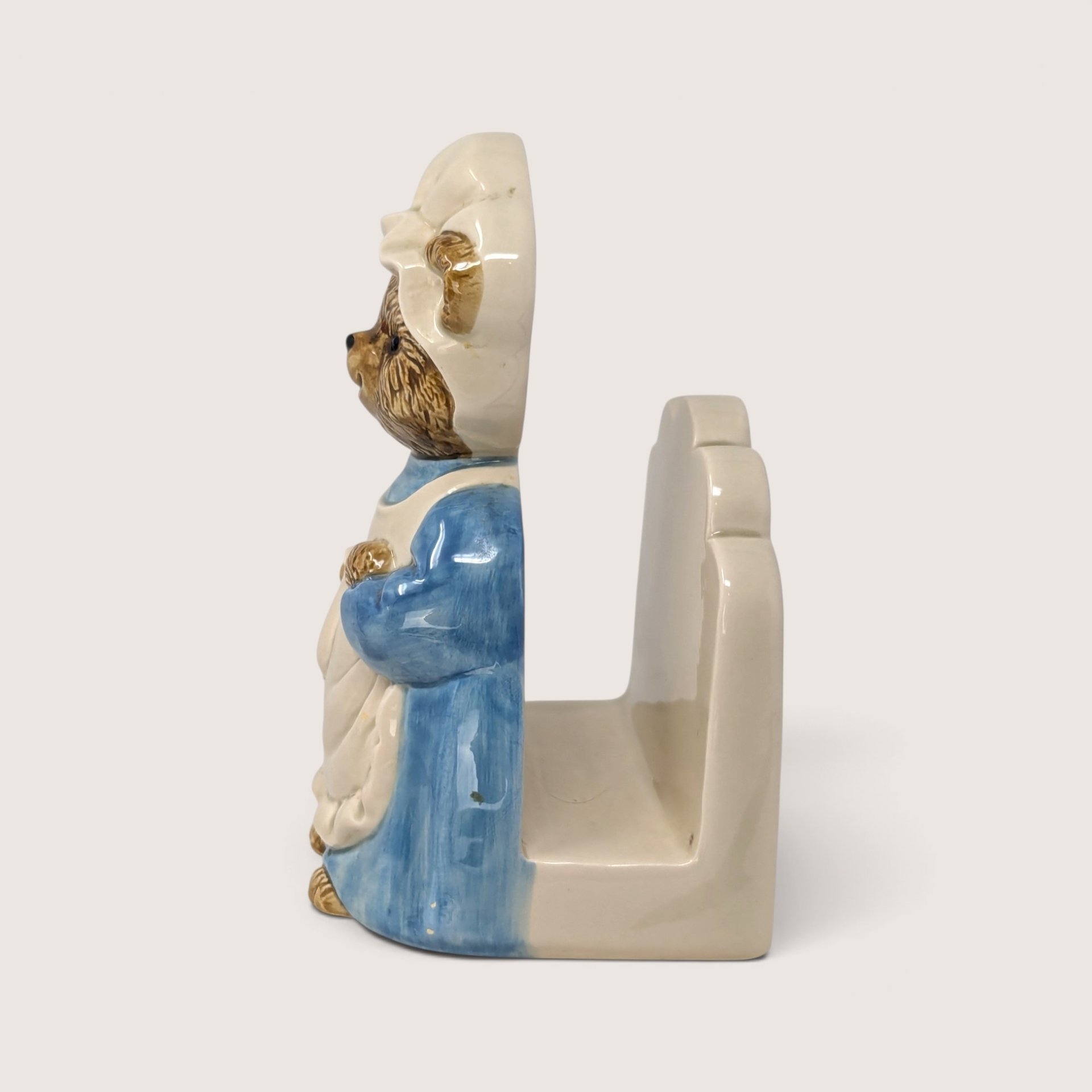 Vintage Otagiri Ceramic Bear Napkin Holder