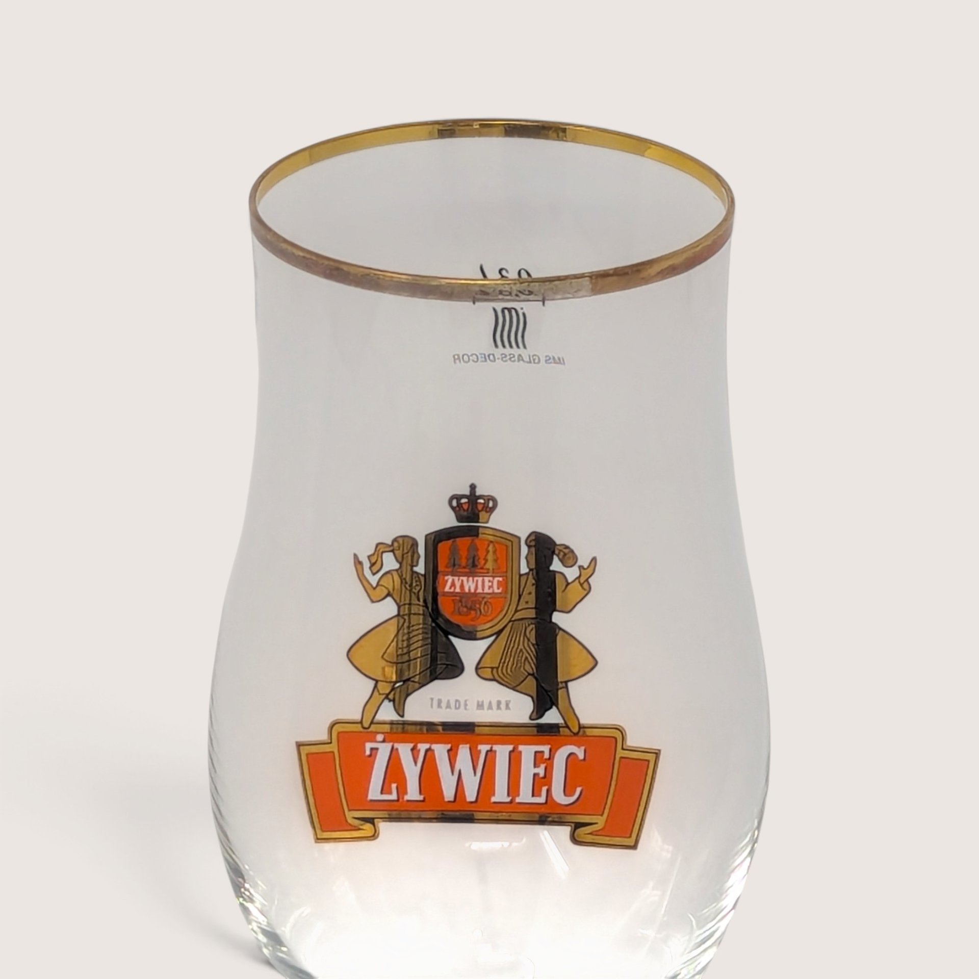 Vintage Ritzenhoff Cristal Zywiec Beer Glass Set 6
