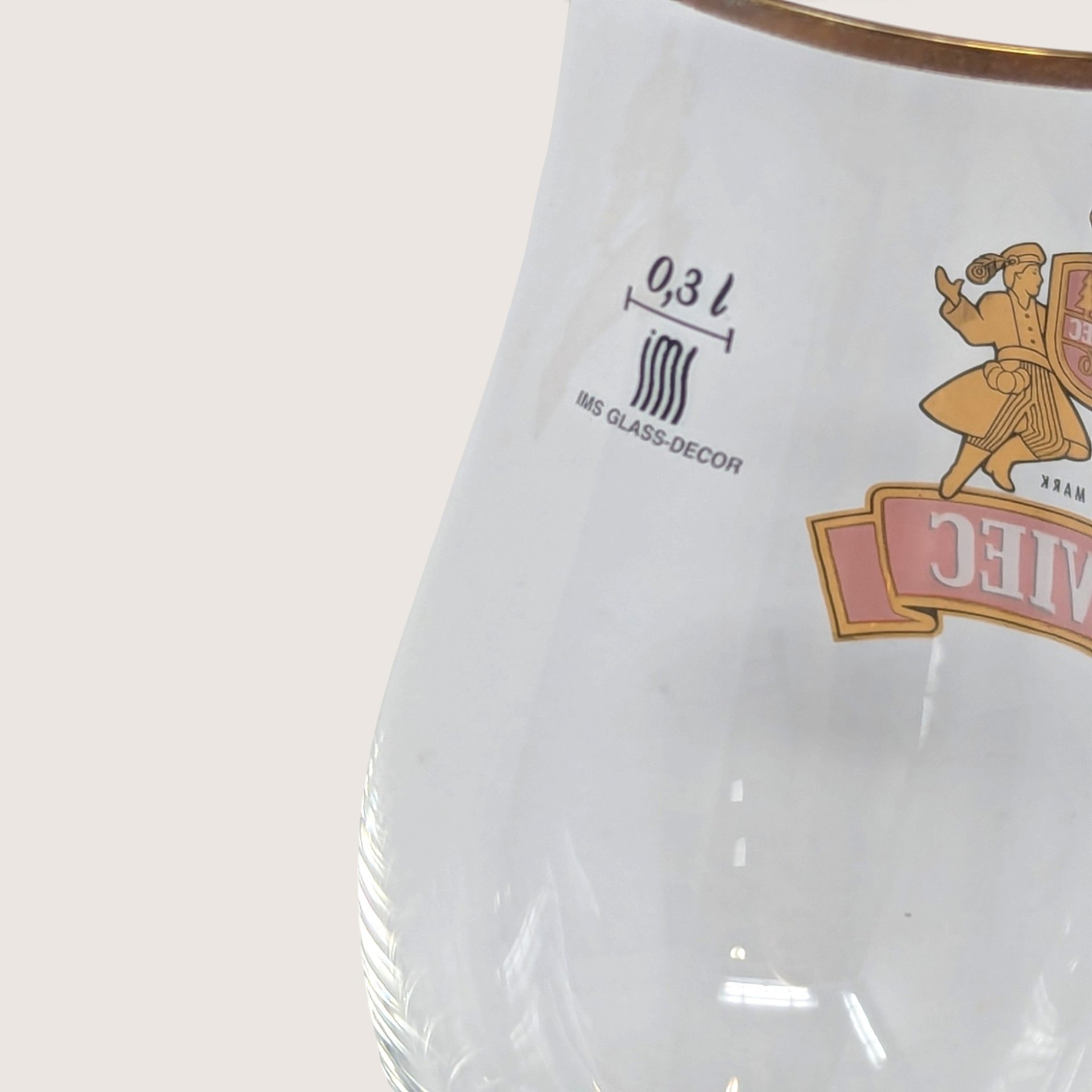 Vintage Ritzenhoff Cristal Zywiec Beer Glass Set 6