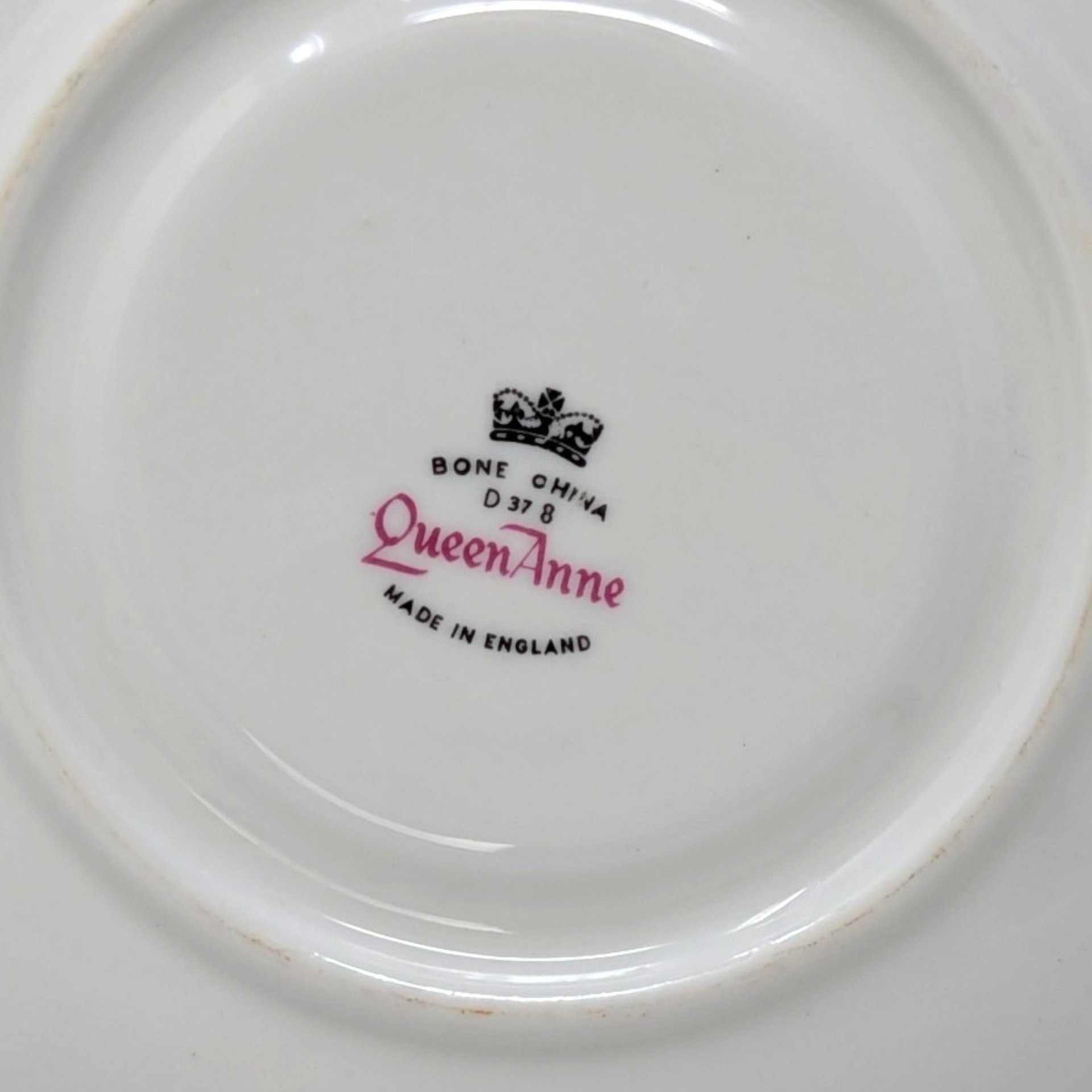 Vintage Queen Anne Bone China Floral Tea Cup And Saucer
