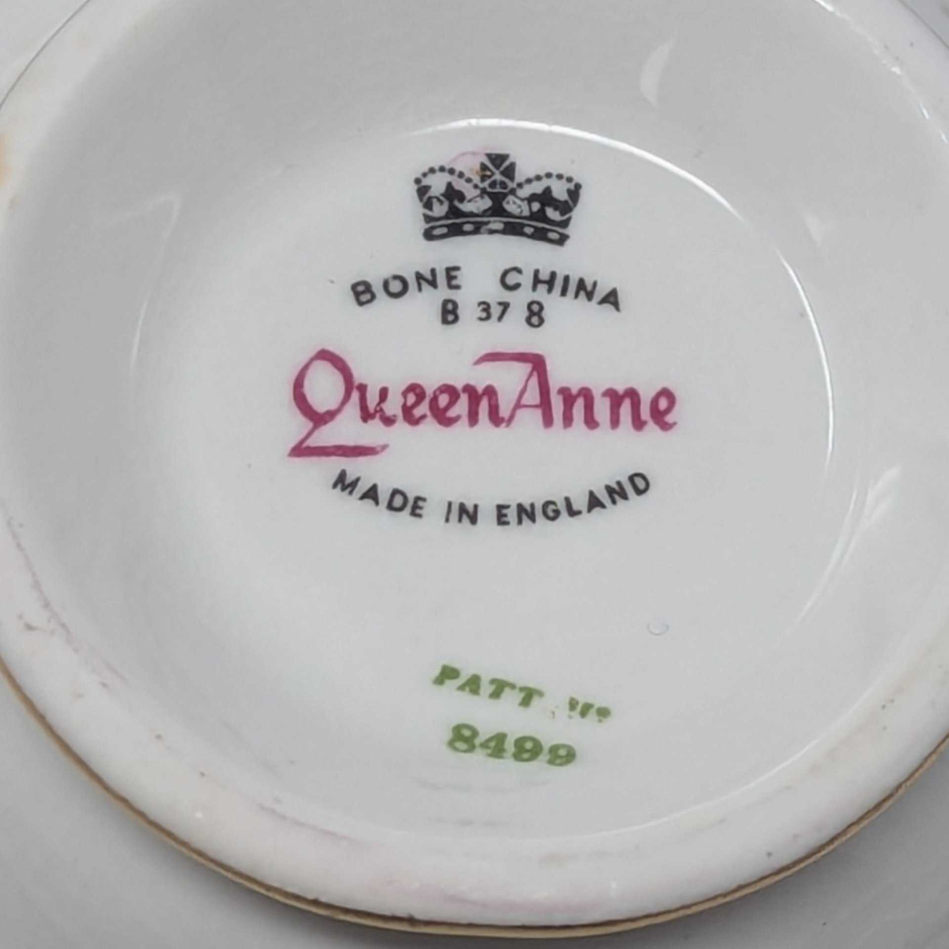 Vintage Queen Anne Bone China Floral Tea Cup And Saucer