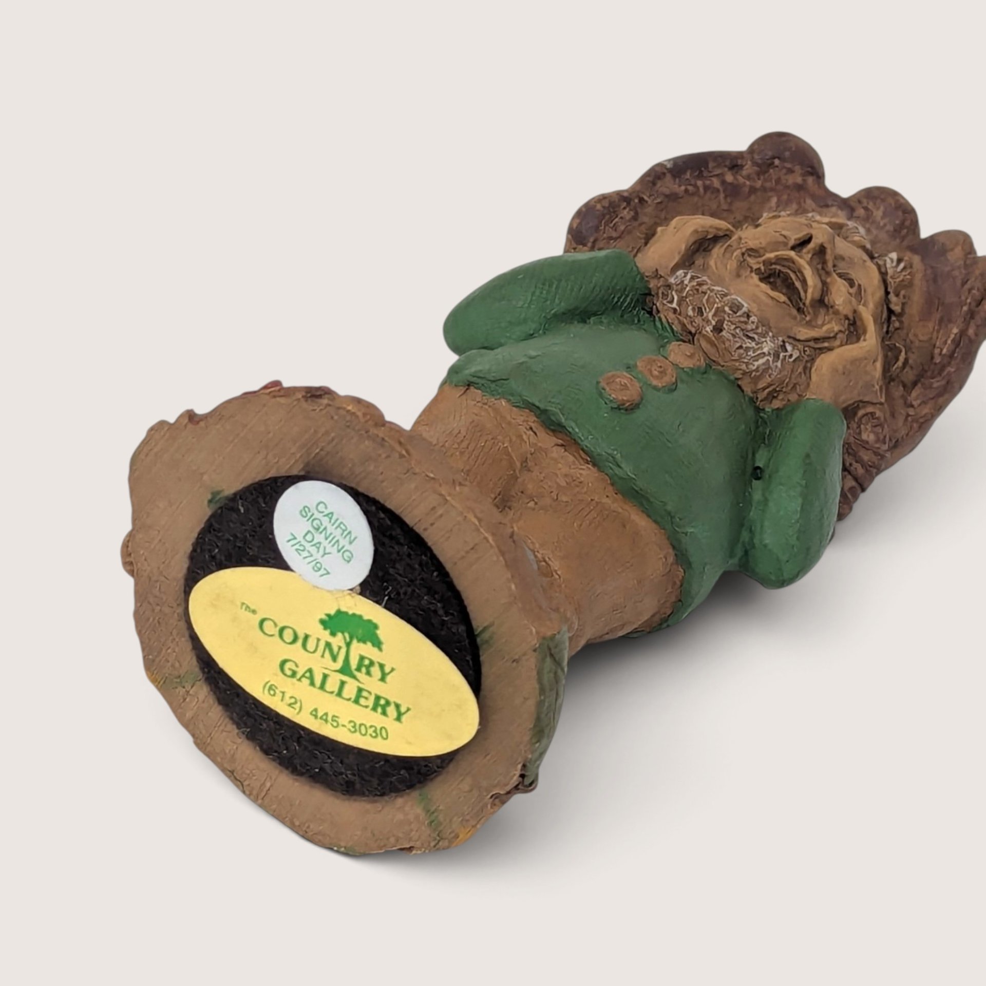 Vintage Tom Clark Gnome What Signed Figurine