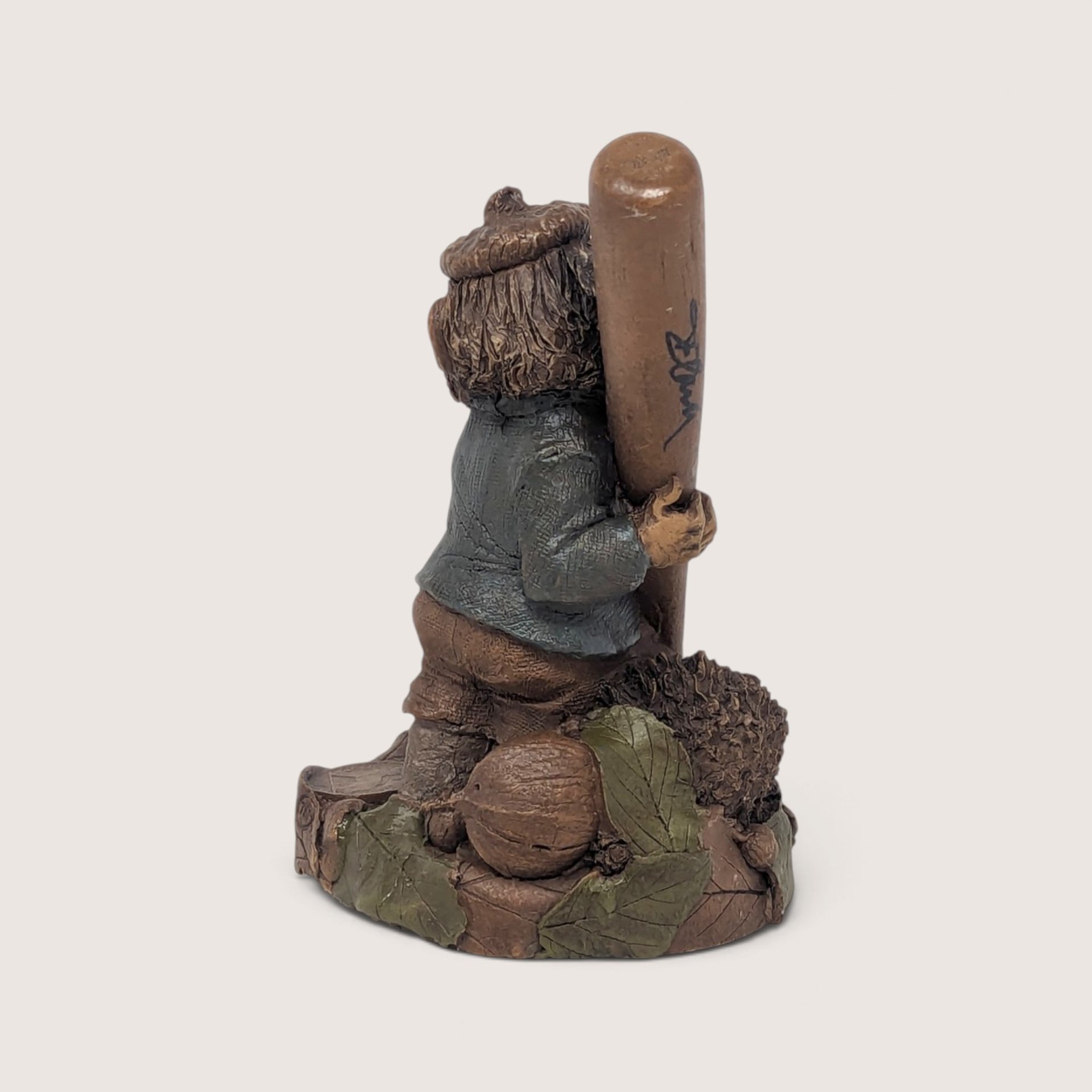 Vintage Tom Clark Gnome Slugger Signed Figurine