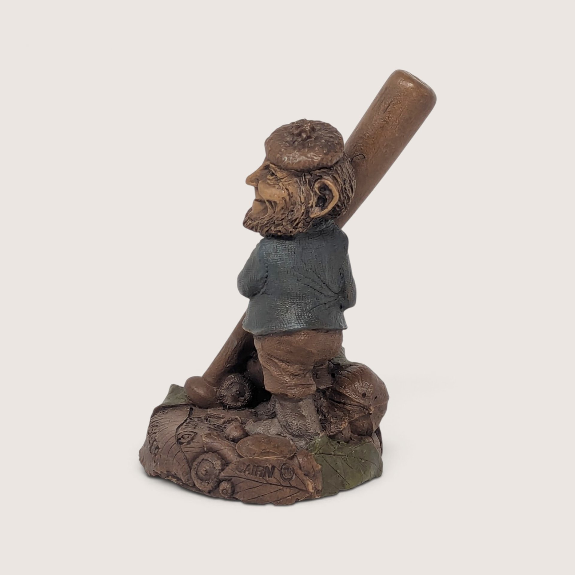 Vintage Tom Clark Gnome Slugger Signed Figurine