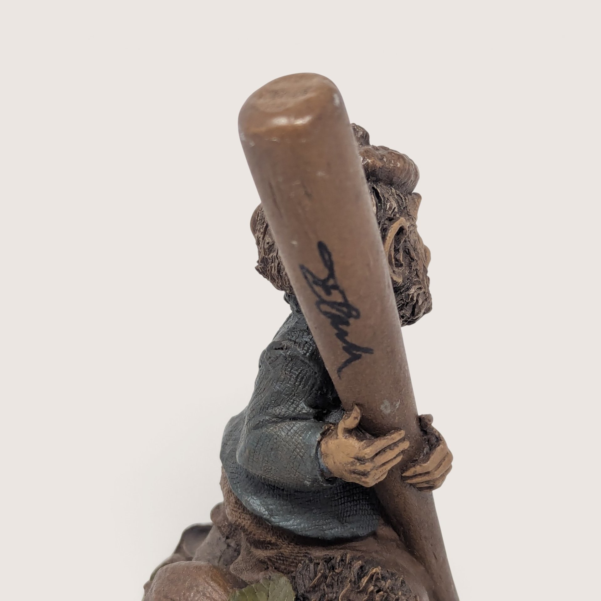 Vintage Tom Clark Gnome Slugger Signed Figurine