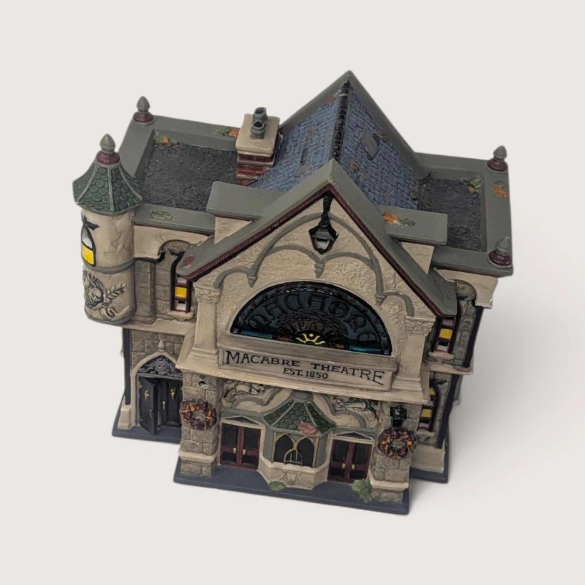 Vintage 2003 Dept 56 Theater of the Macabre Light Up Village House