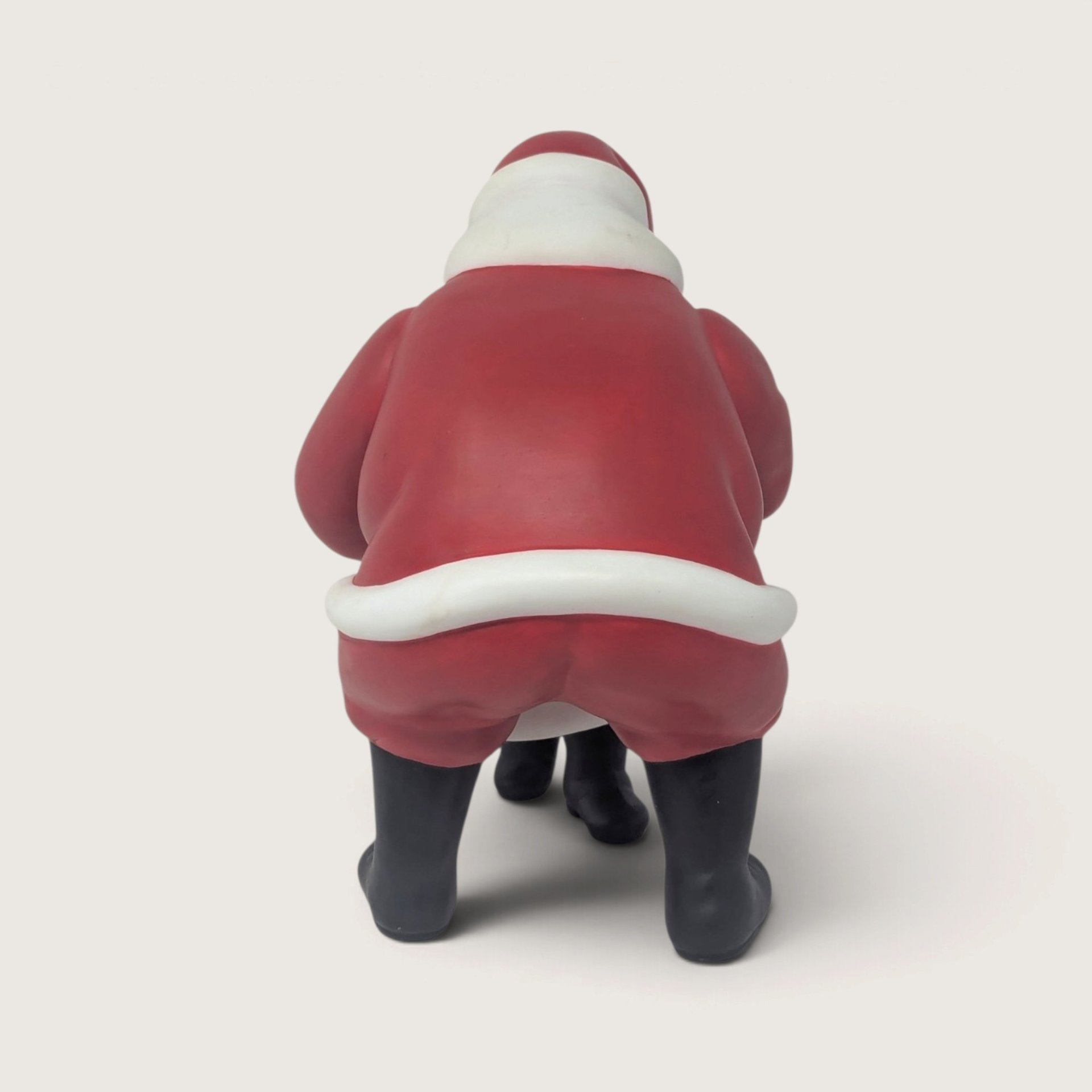 Vintage 1992 Department 56 Winter Silhouette I Wuv You Santa Figurine