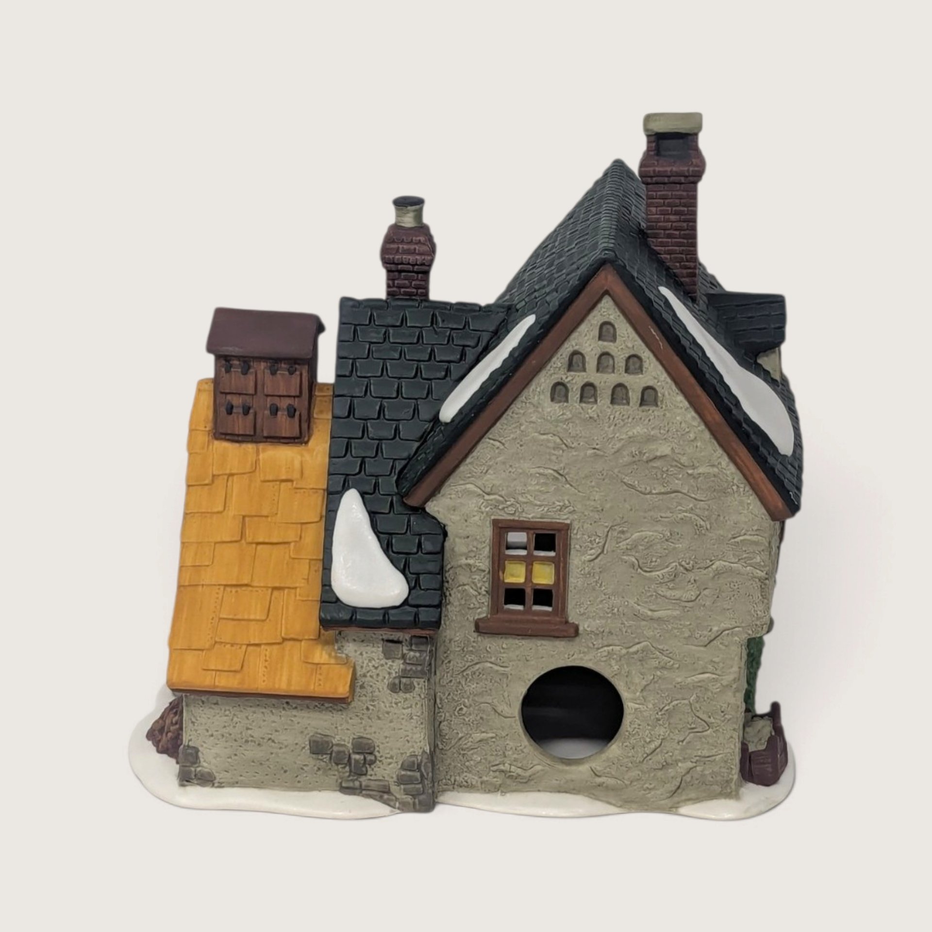 Vintage 1994 Dept 56 Giggleswick Mutton & Ham Light Up Village House
