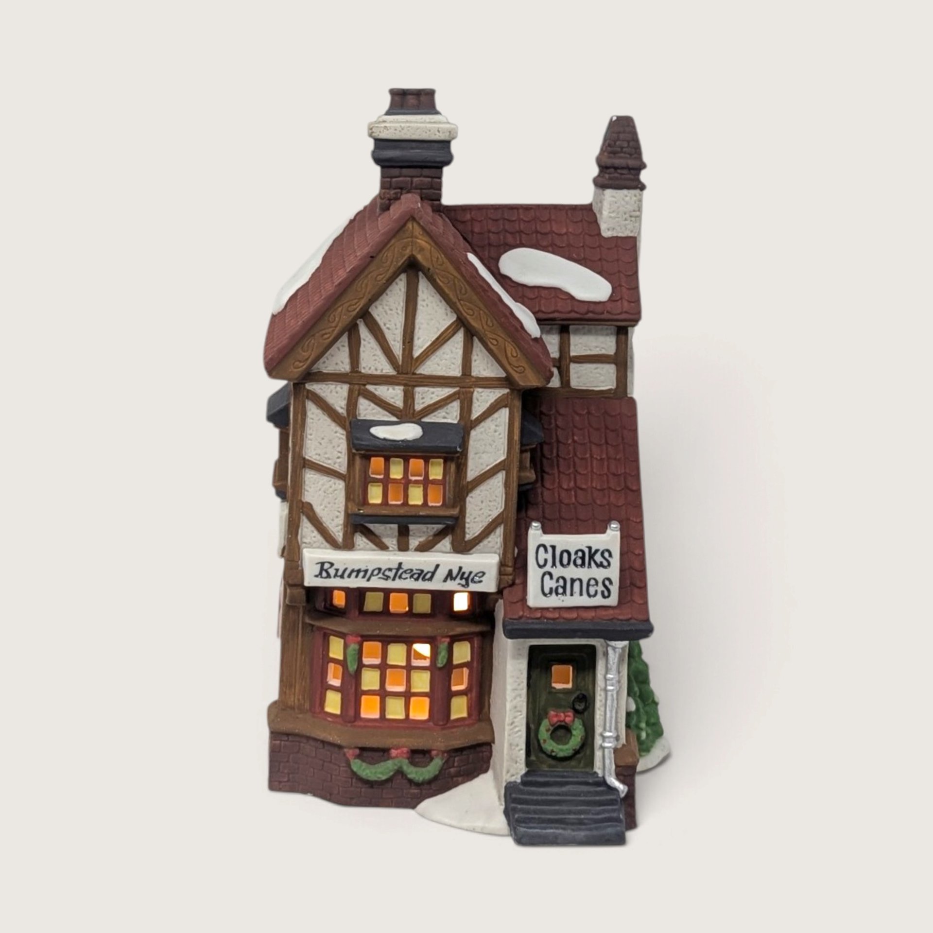 Vintage 1993 Dept 56 Bumpstead Nye Cloaks And Canes Dickens Village