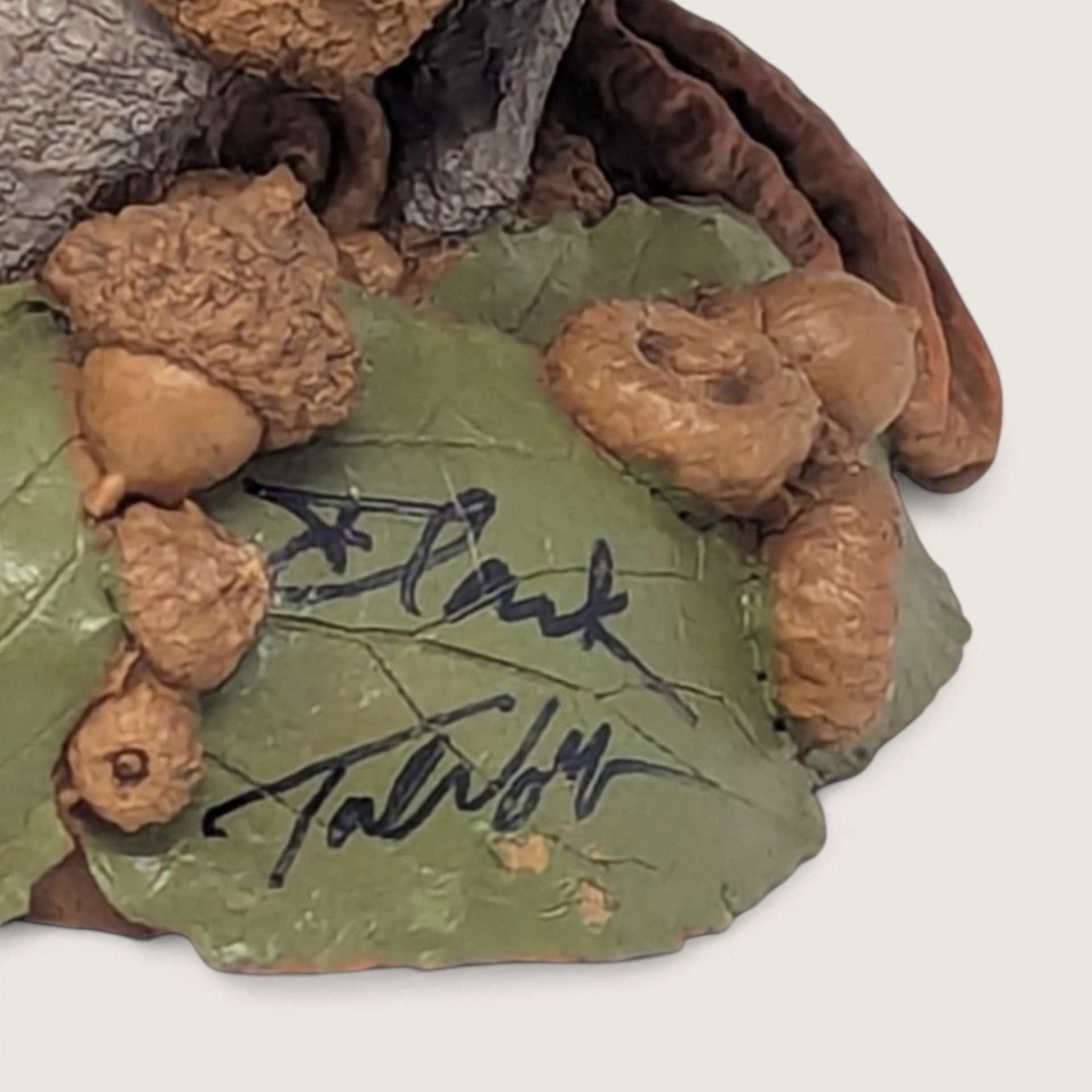 Vintage 2001 Tom Clark Dual Signed Turn of the Century Gnome Figurine