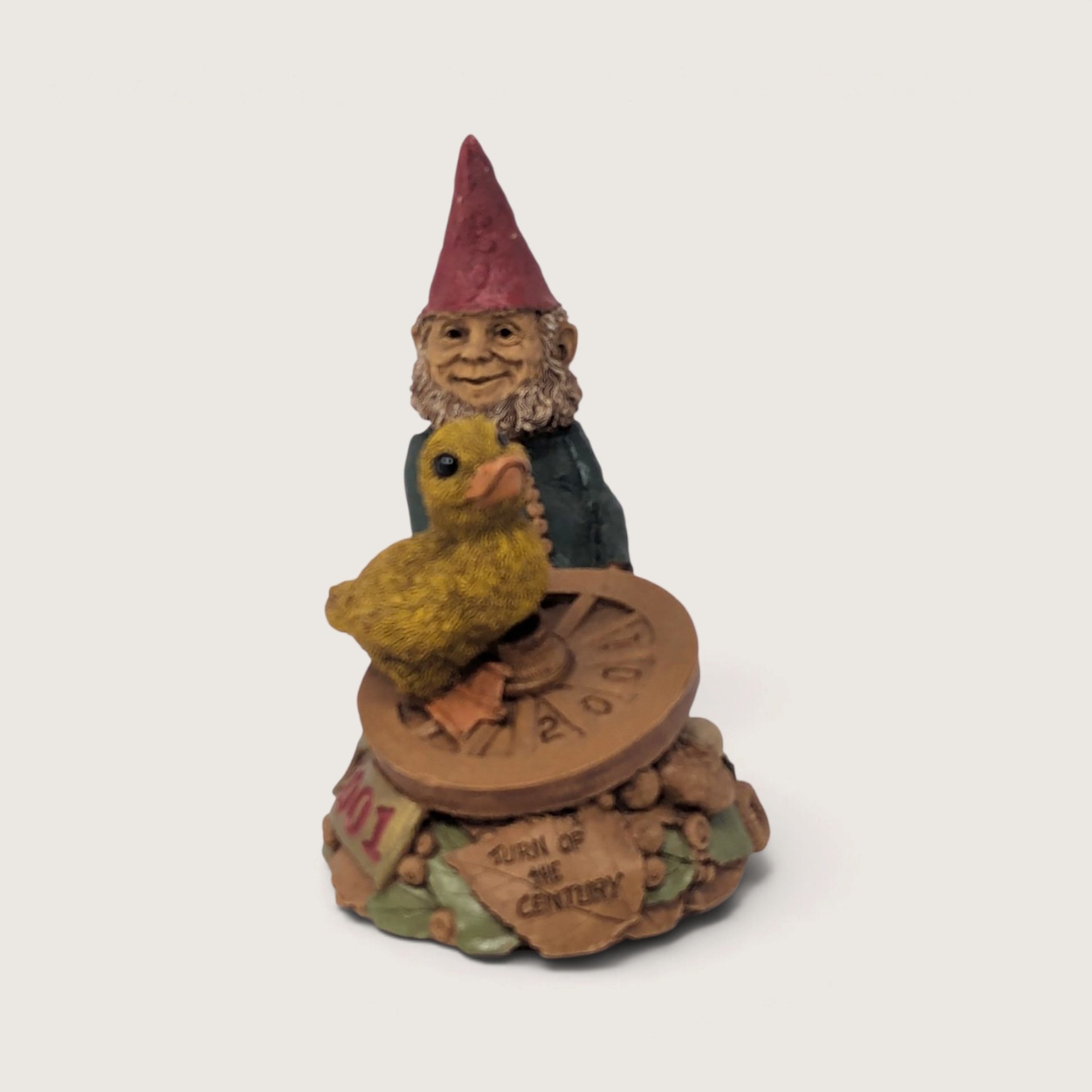 Vintage 2001 Tom Clark Dual Signed Turn of the Century Gnome Figurine