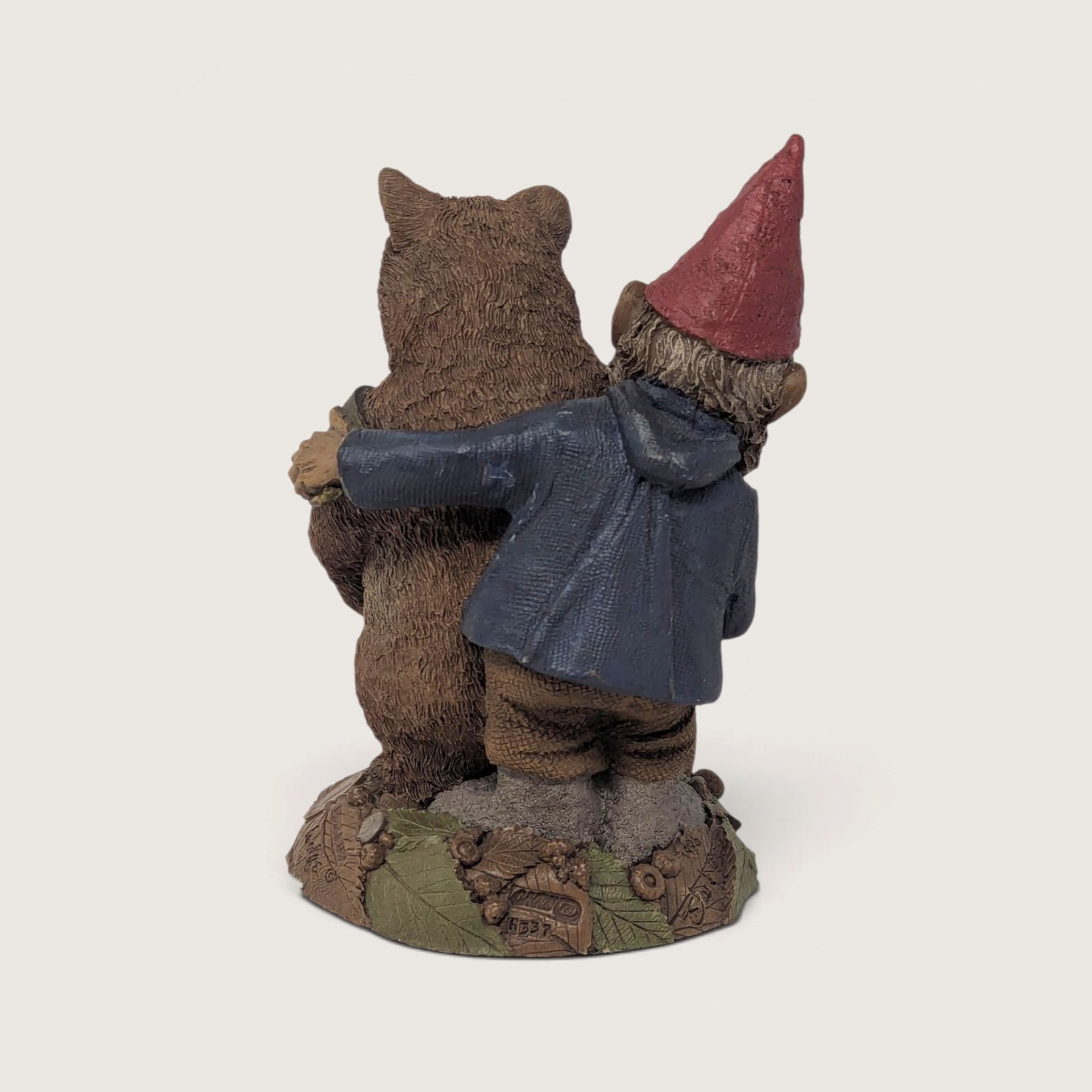 Vintage 1998 Tom Clark Grin and Bear It Gnome Figurine Signed