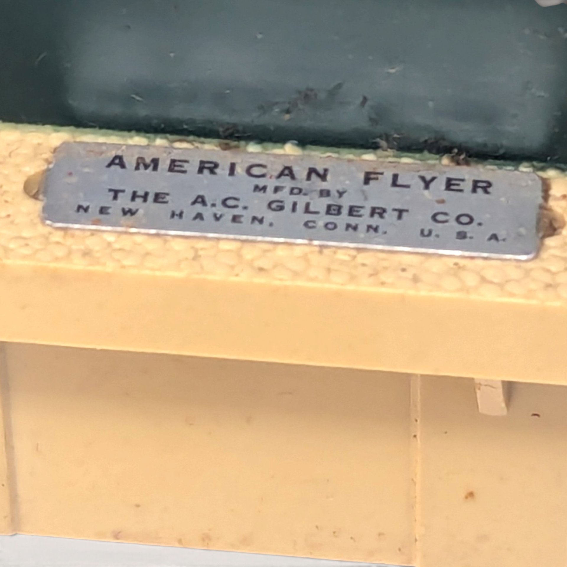 Vintage 1950s American Flyer AC Gilbert 779 Oil Drum Loader Train Accessory Box