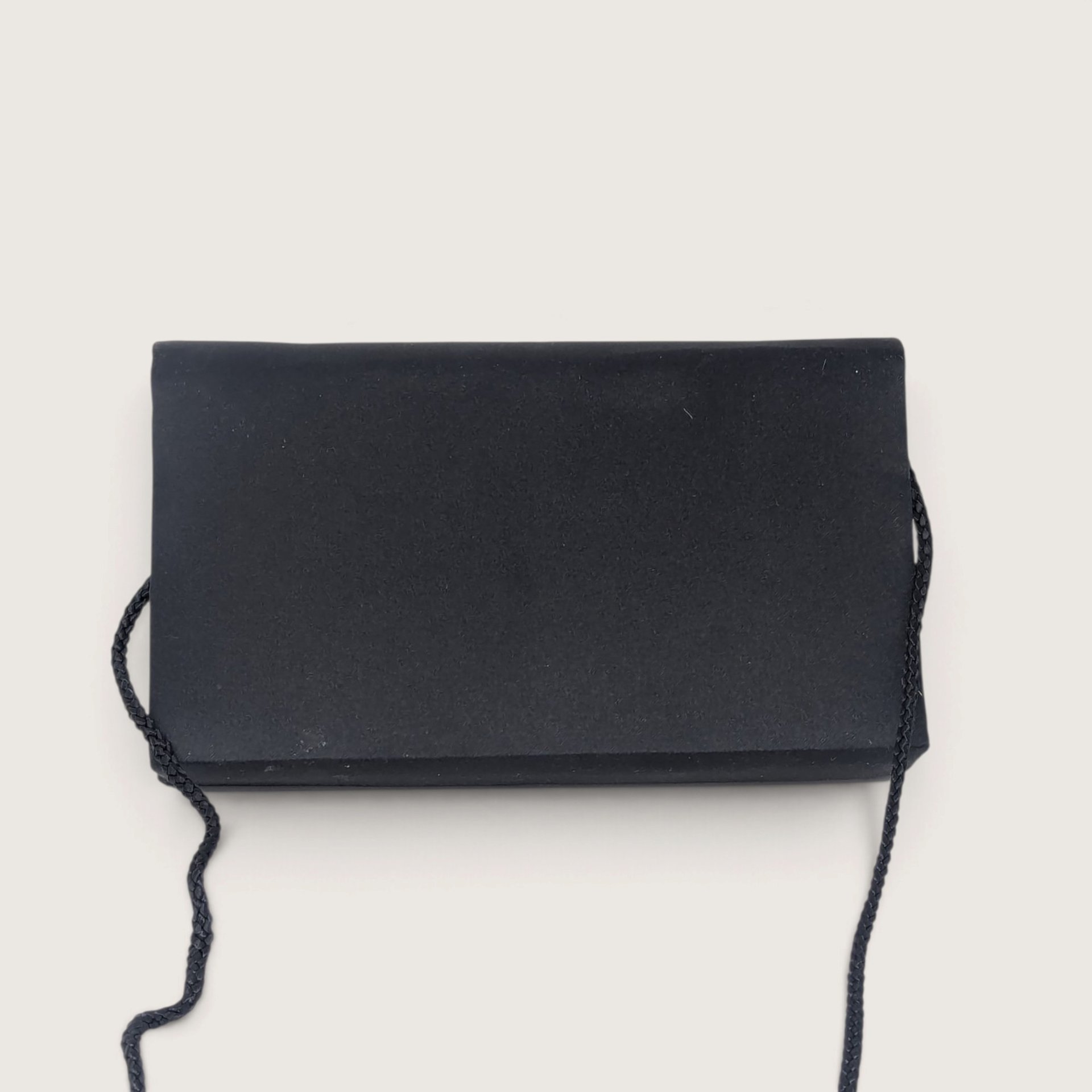 Vintage Milor Black Satin Evening Bag