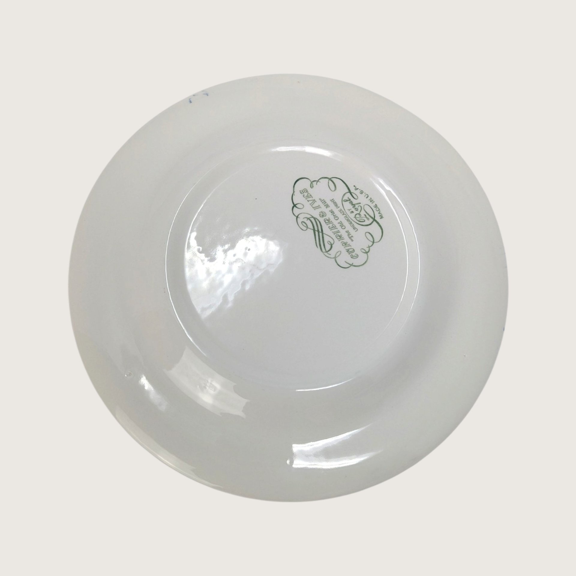 Vintage Royal China Currier and Ives The Old Grist Mill 10 Inch Dinner Plates Set of 6