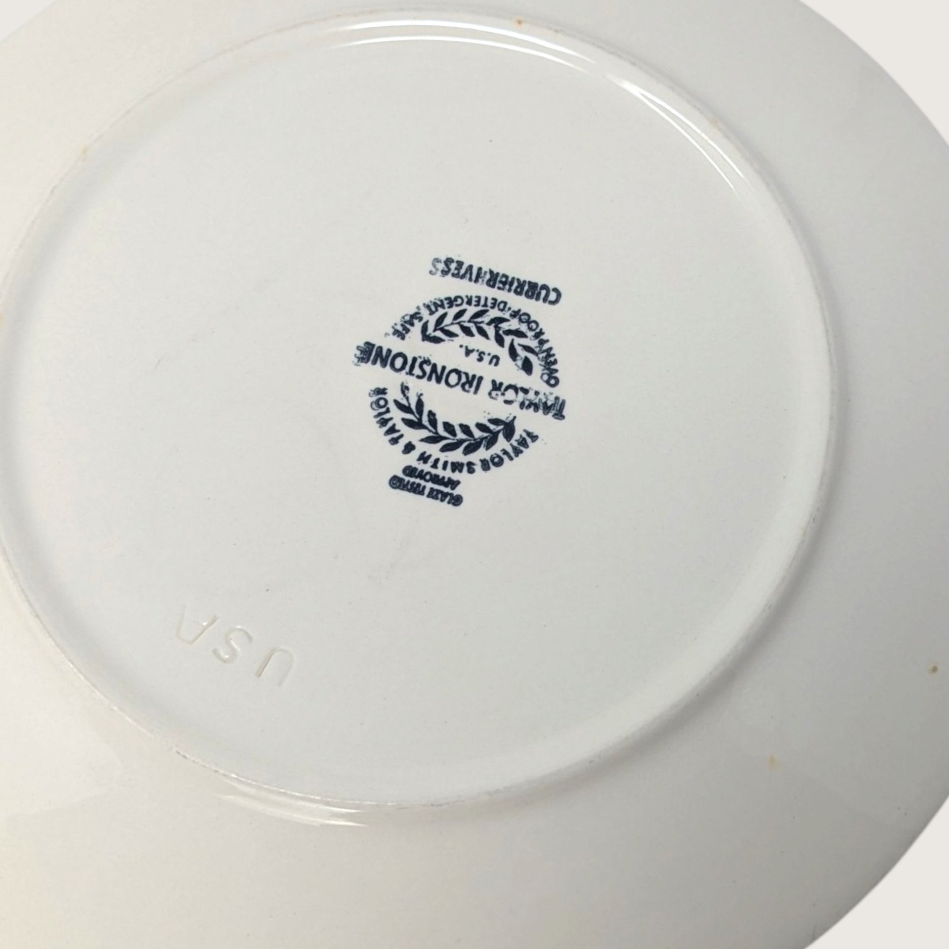 Vintage Currier and Ives Blue Dinner Plates Set of 4 Transferware
