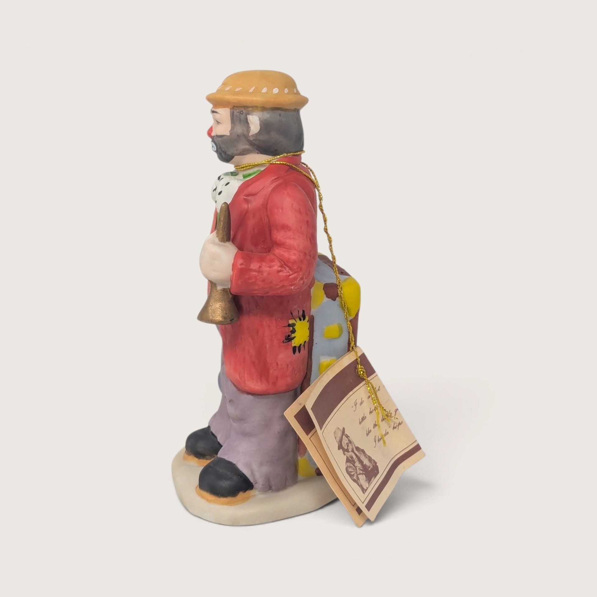 Vintage Flambro Emmett Kelly Jr Weary Willie Clown Figurine