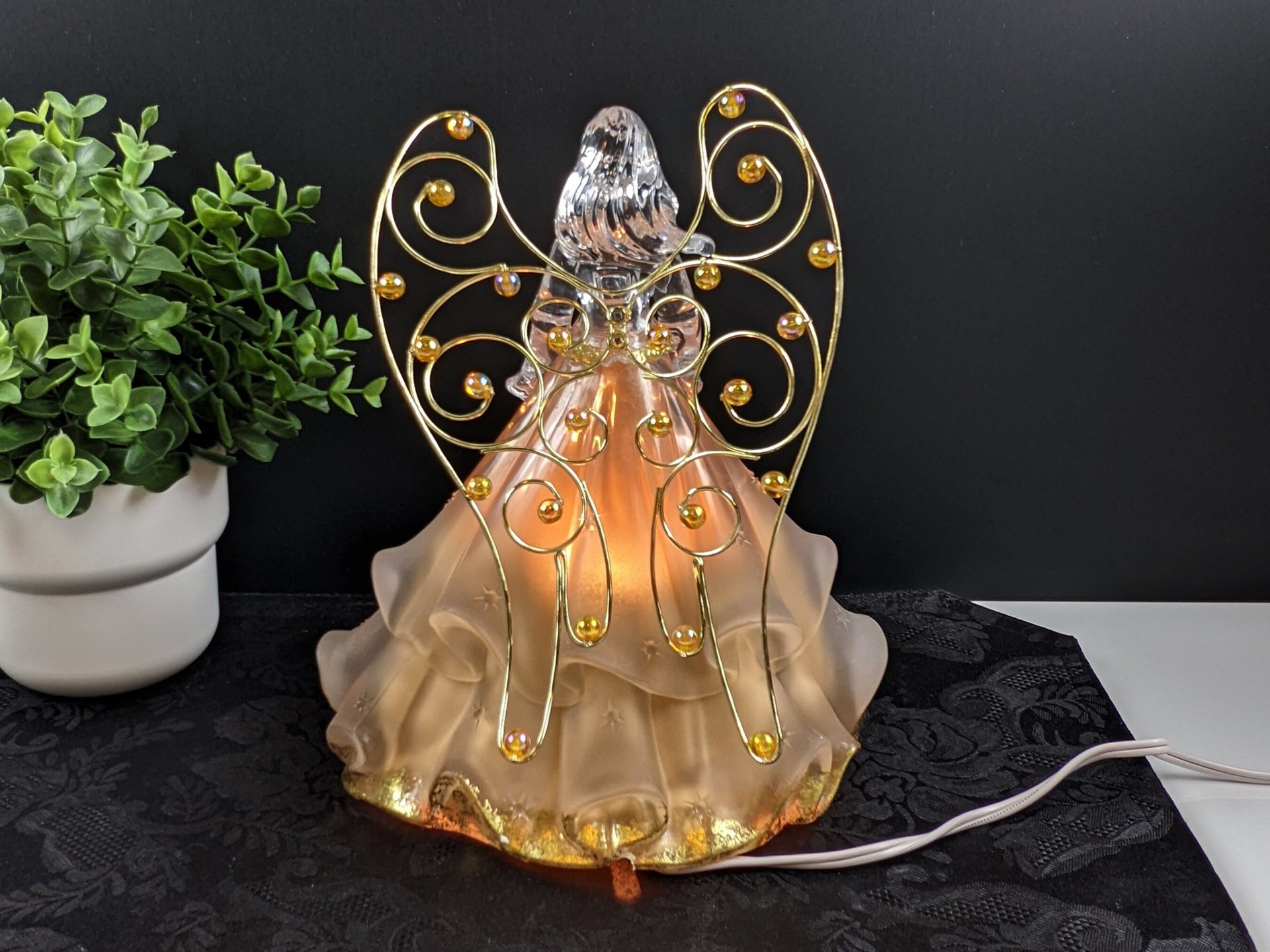 Golden Treasures 9" Light Up Angel