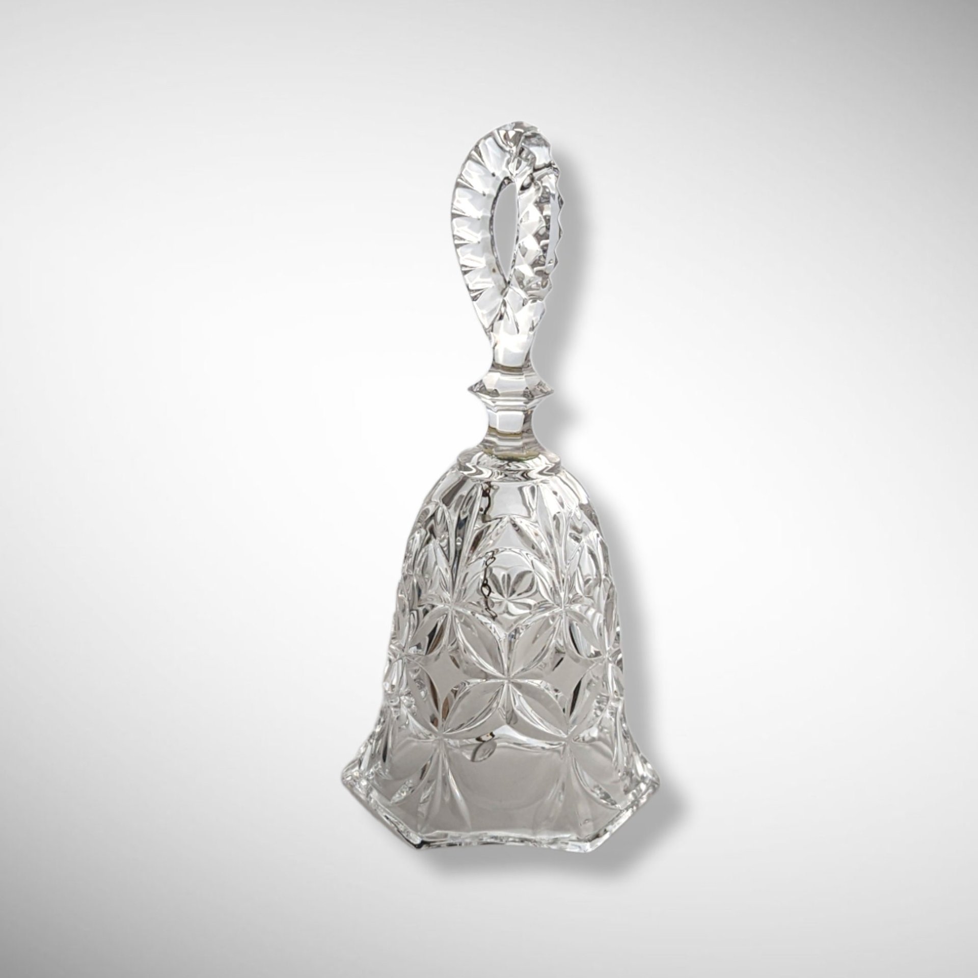 Vintage Echt Bleikristall Lead Crystal Bell Made by Hofbauer of Germany