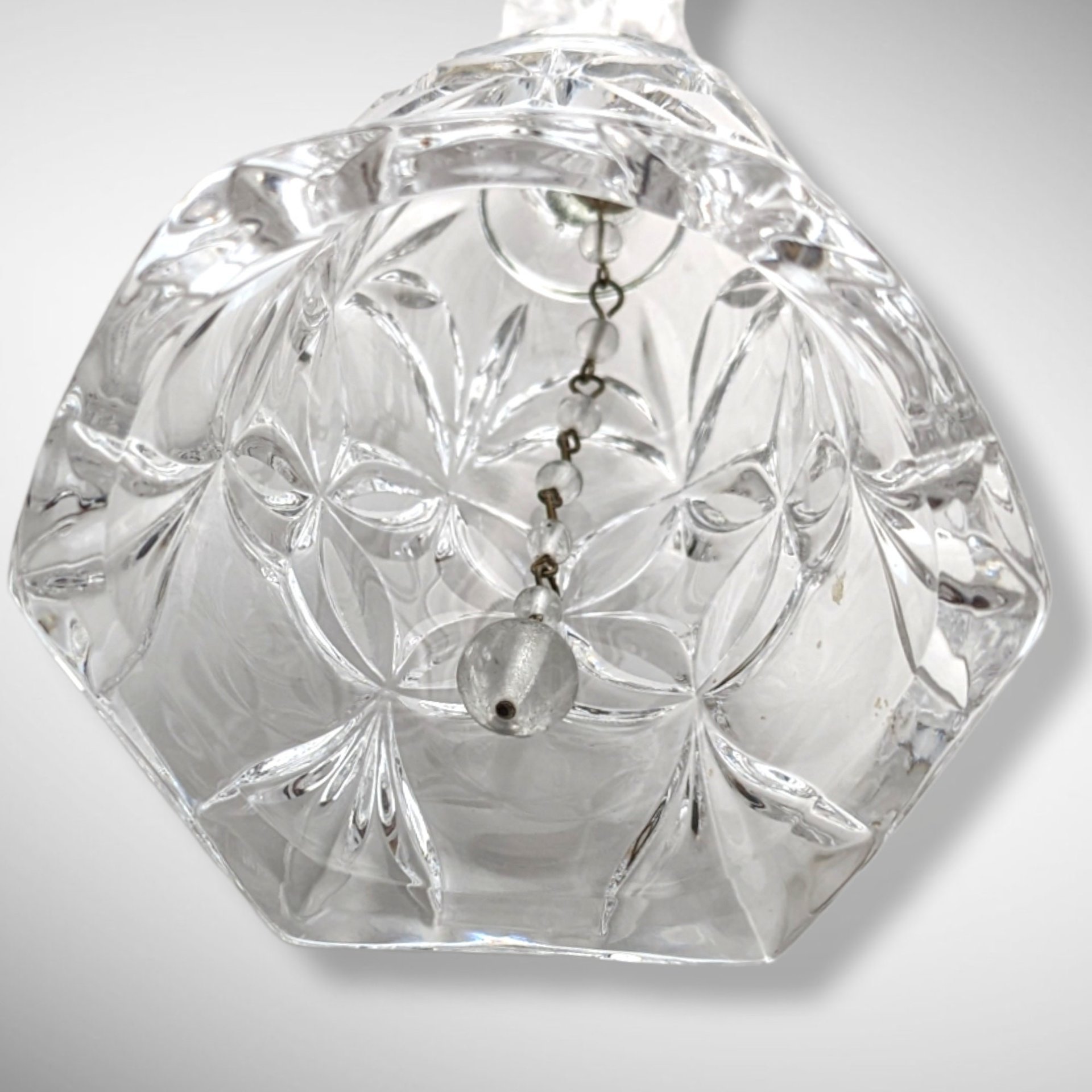 Vintage Echt Bleikristall Lead Crystal Bell Made by Hofbauer of Germany