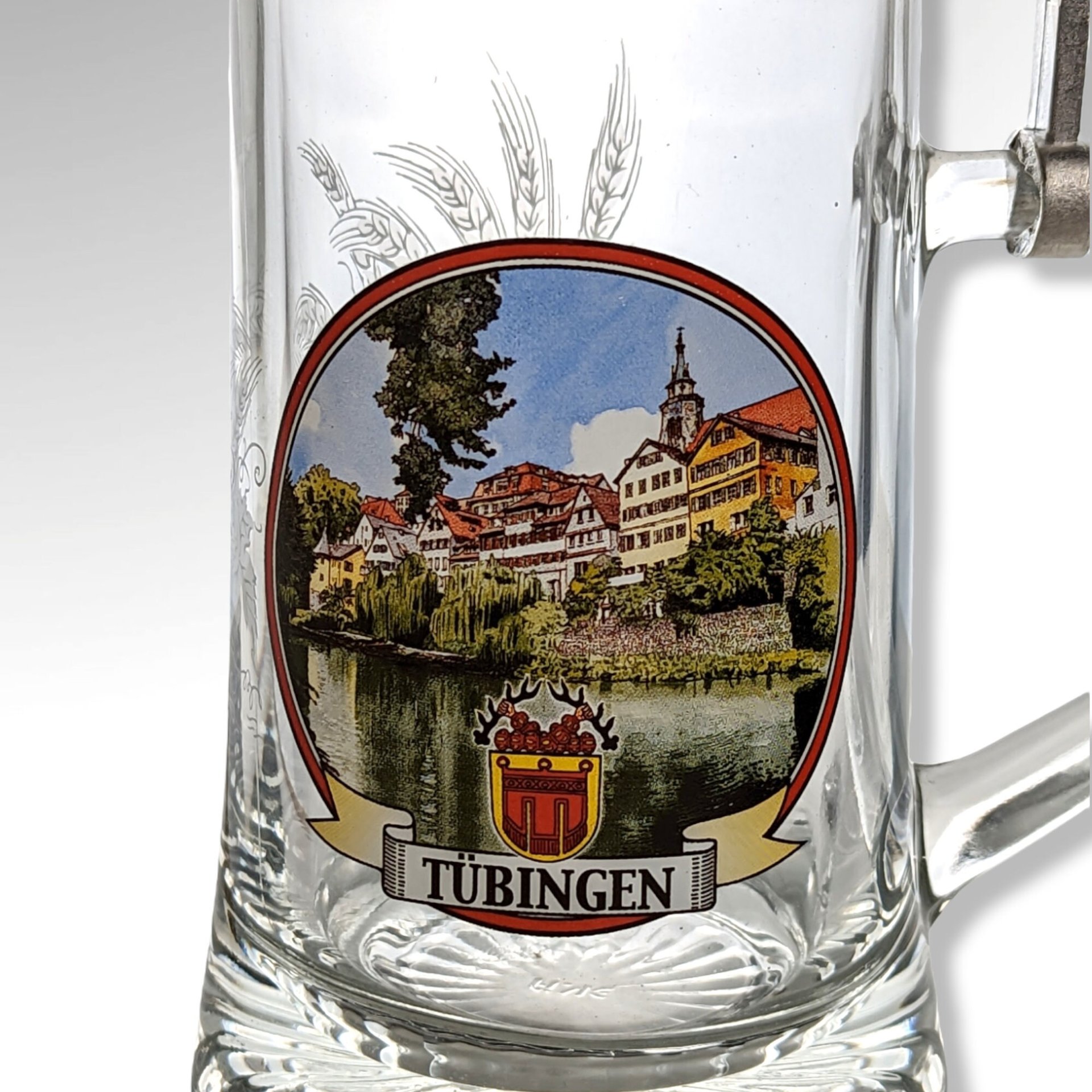 Bockling Germany Glass Beer Stein