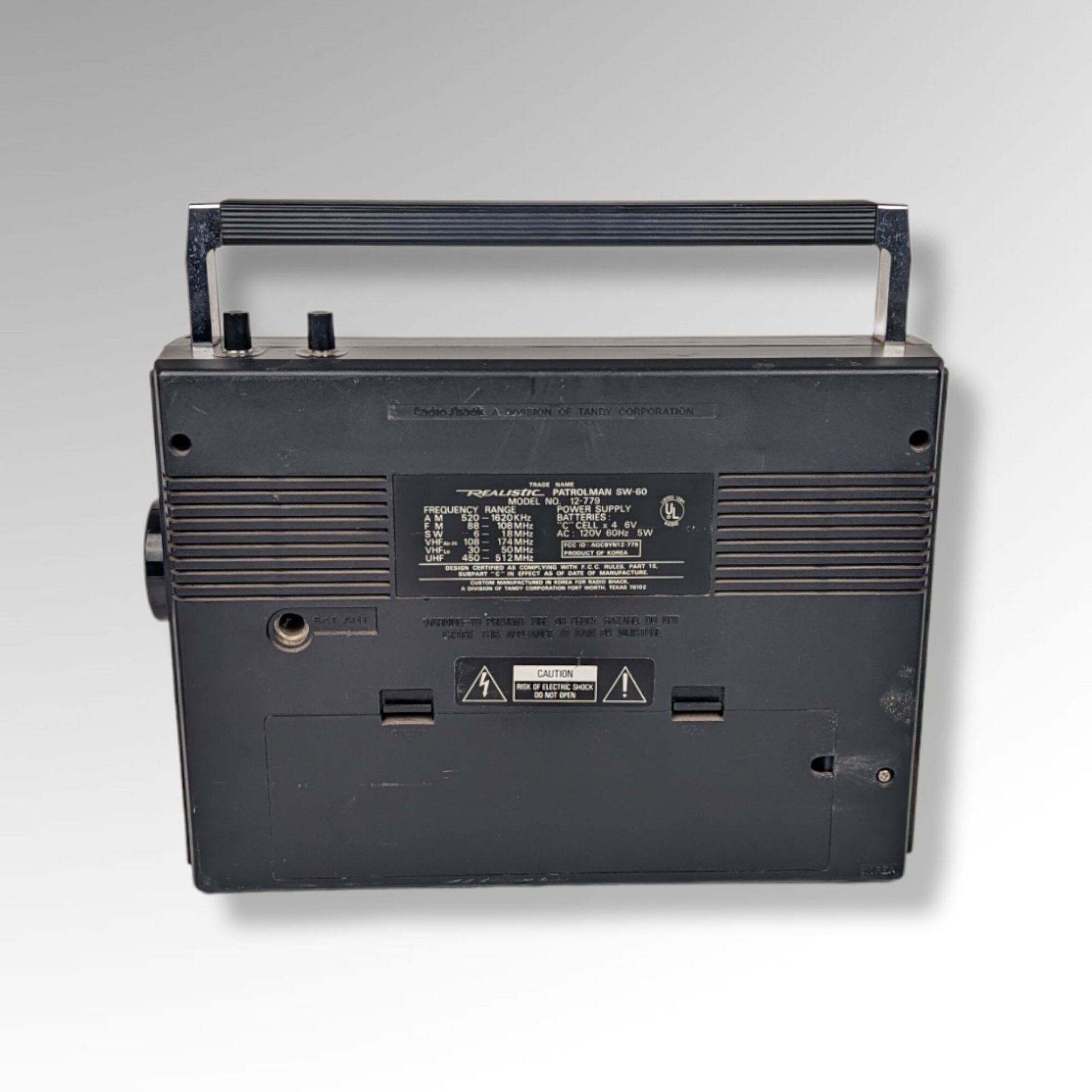 Realistic Patrolman SW-60 Radio