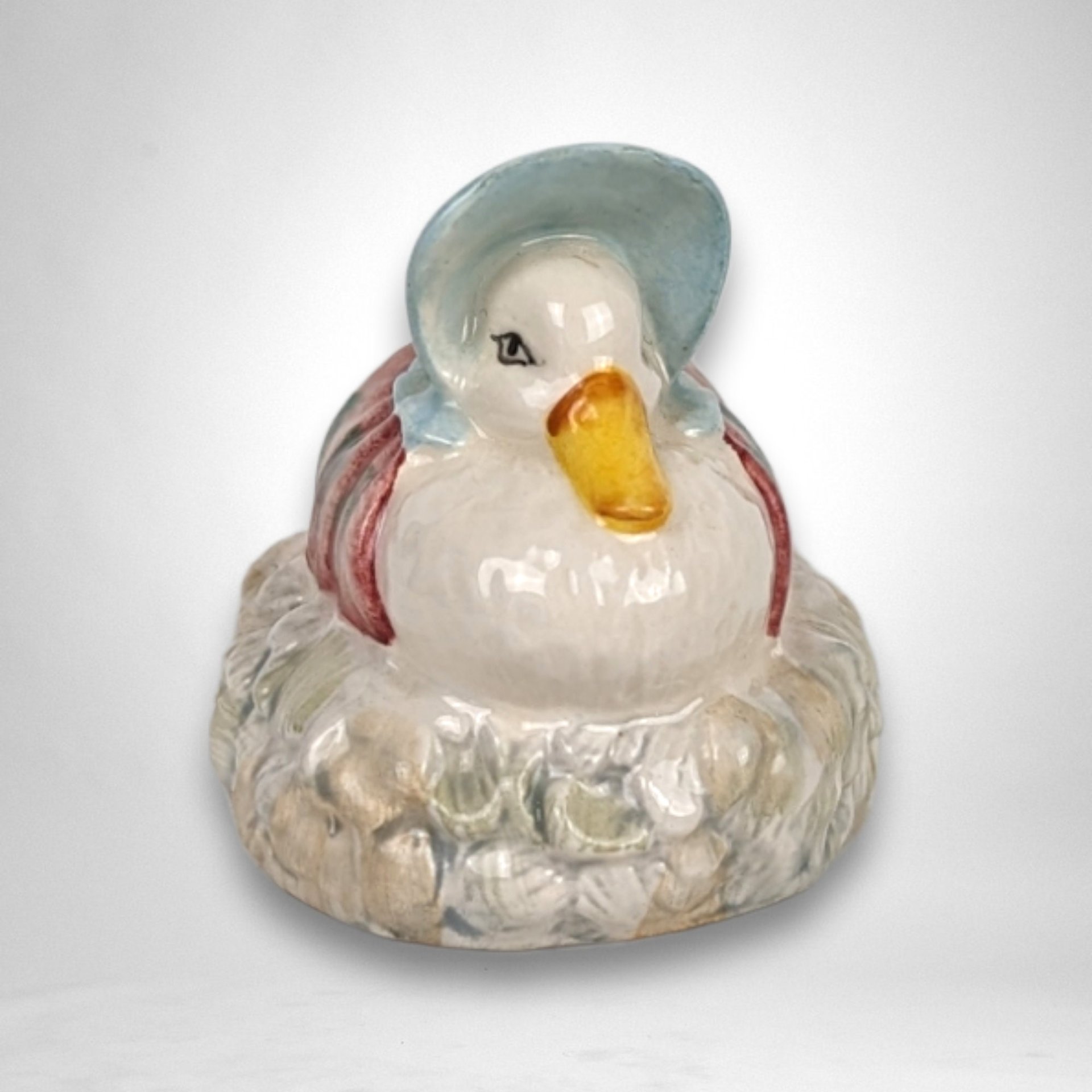 Vintage 1989 Royal Albert Jemima Puddle-Duck Figurine, Beatrix Potter, 2.25" Tall, Excellent Condition, No Box