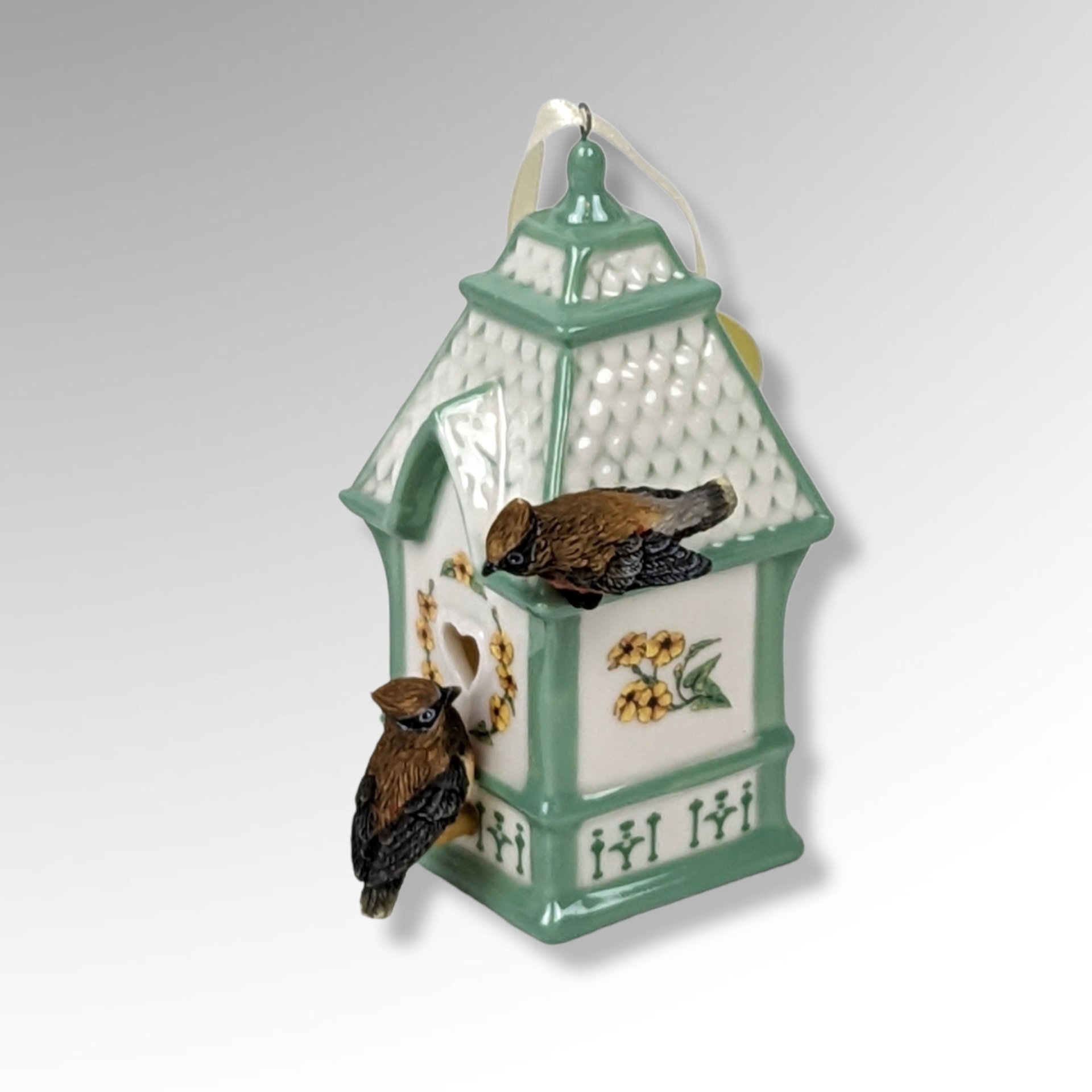 2000 Bradford Exchange Porcelain Birdhouse Ornament, Your Choice