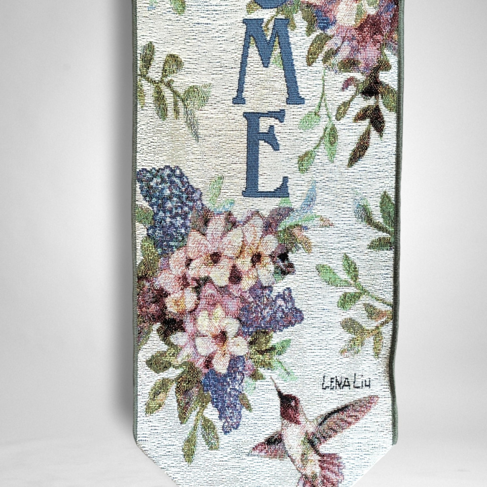 Lena Liu Welcome Tapestry: Floral Elegance for Your Space