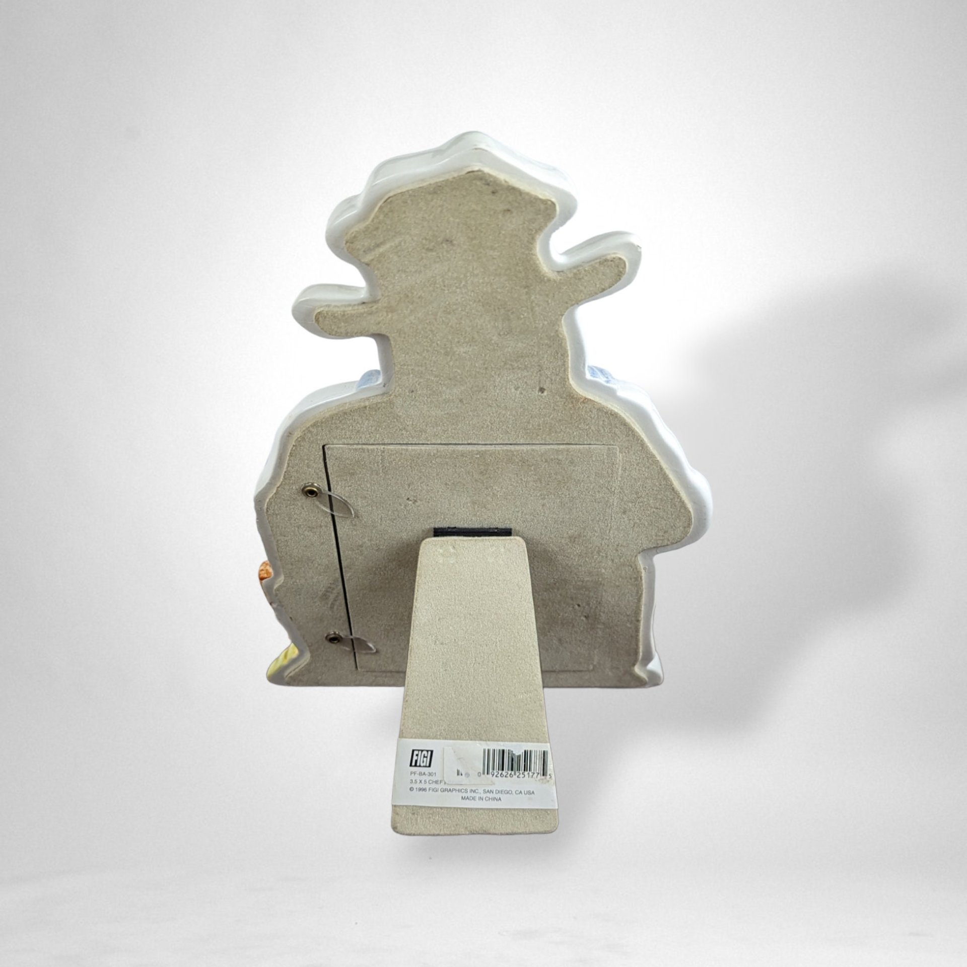 Charming 1996 Figi Pig Chef 3.5 x 5" Picture Frame