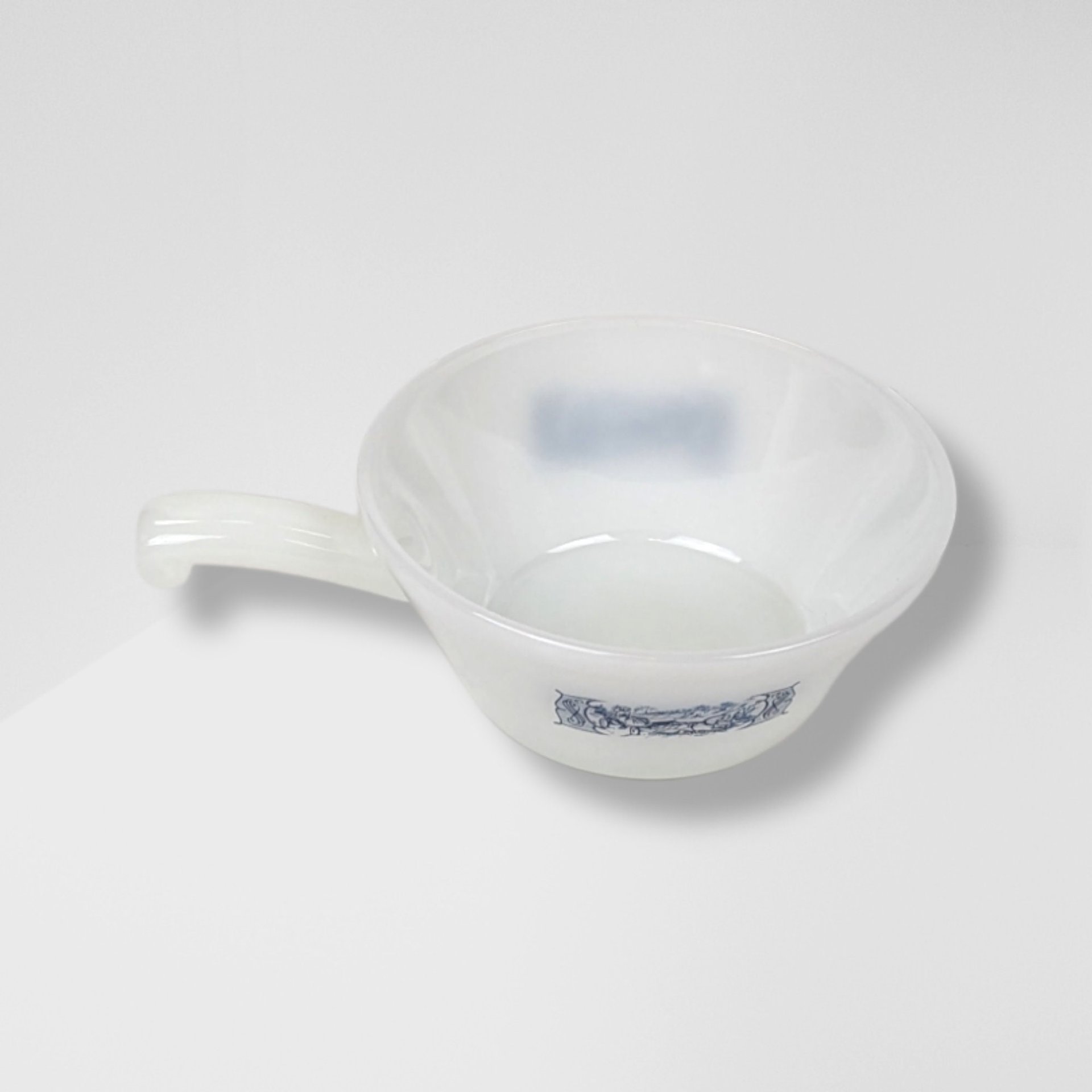 Set of 4 Royal Currier and Ives White and Blue Chili Bowls